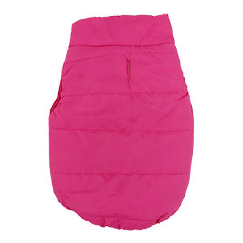 HUANSUN Winter Dog Coat - Warm Pet Clothes for Small & Large Dogs, Christmas Dog Jacket in Rose Red (XXL) - Perfect for Outdoor Walks & Holiday Photos