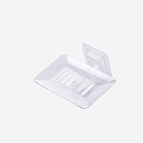XJJZS Soap Dish with Drain Holder - Wall Mounted Bathroom & Kitchen Organizer for Sponge, Soap Storage - Perfect for Shower, Sink, Countertop Organization (Color: B)