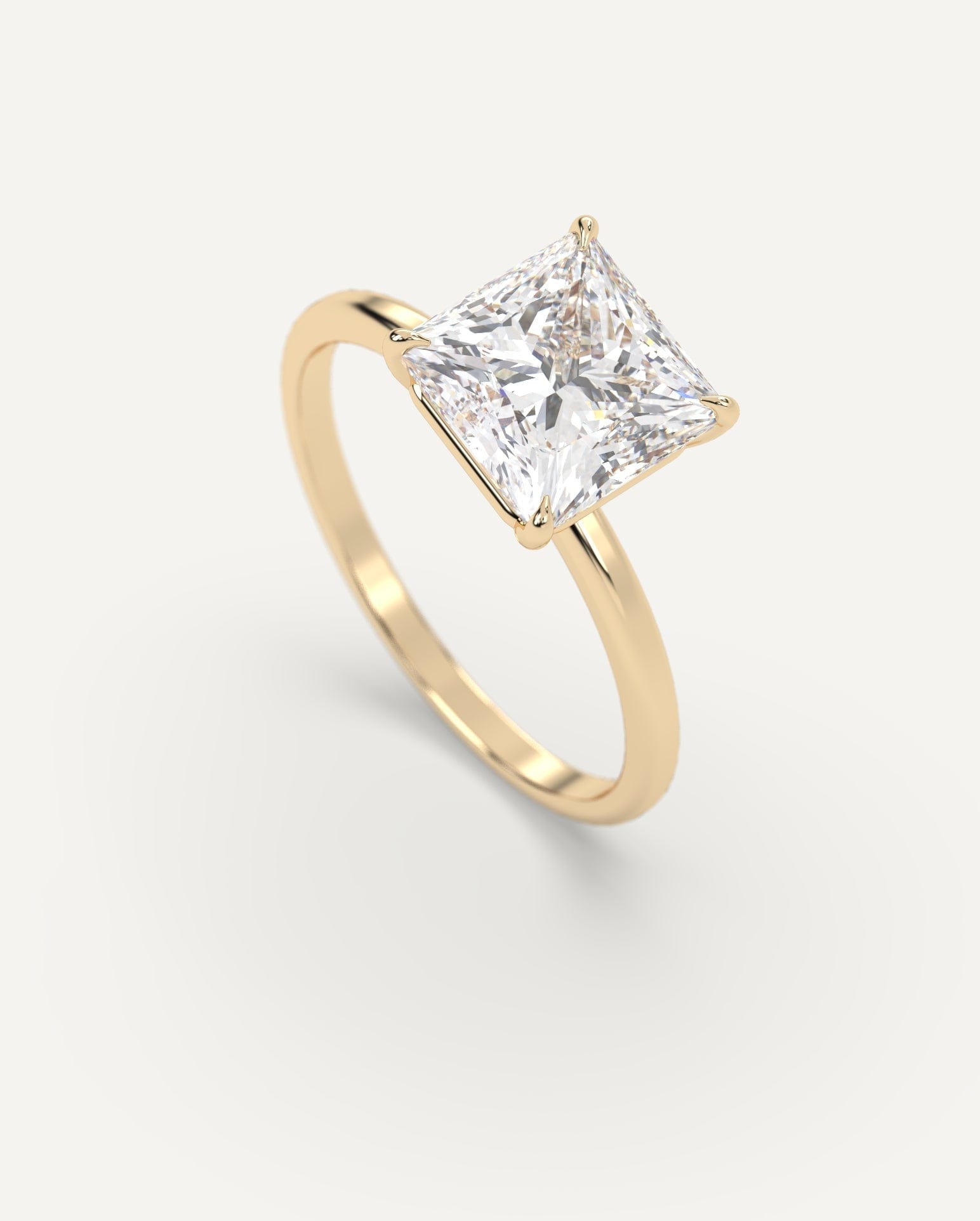 2 Carat Princess Cut Diamond Engagement Ring for Women - Perfect for Proposals, Weddings & Anniversaries