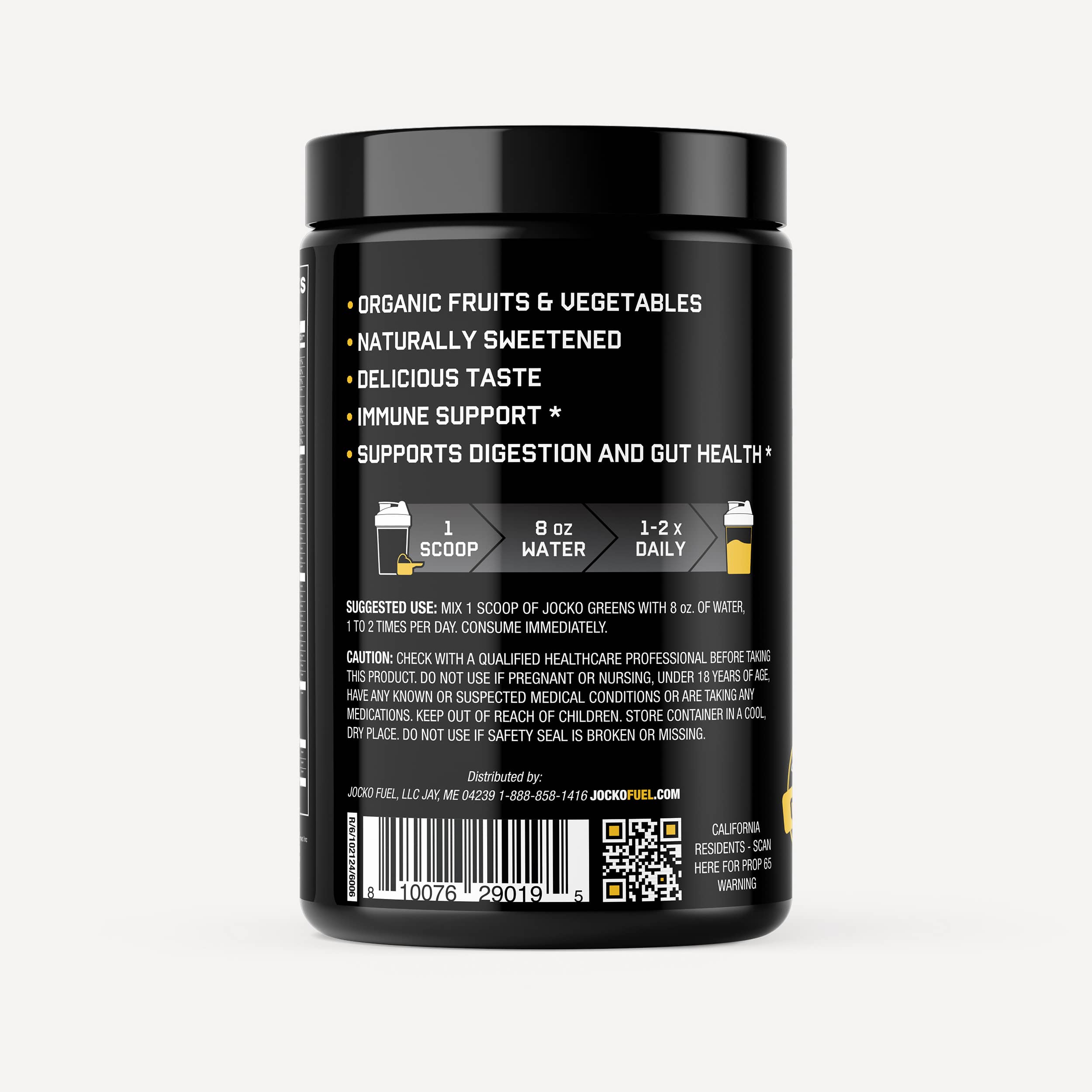 Jocko Greens Superfood Powder - Organic Greens Supplement for Energy & Immunity - Perfect for Smoothies, Shakes & Daily Nutrition Boost