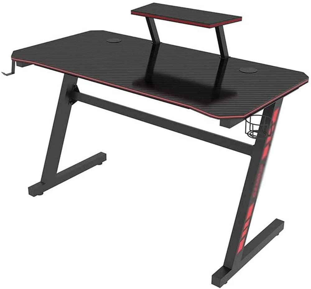 HAOSIZHEYU Adjustable Height Mobile Standing Desk with Side Storage - Electric Sit to Stand Workstation with Memory Function & Solid Top - Perfect for Home Office, Gaming & Study (Black)