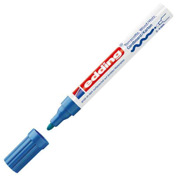 edding 4000 Matt Paint Marker - Medium Point Permanent Marker for Metal, Glass, Plastic - Ideal for DIY Crafts, Signage & Industrial Labeling
