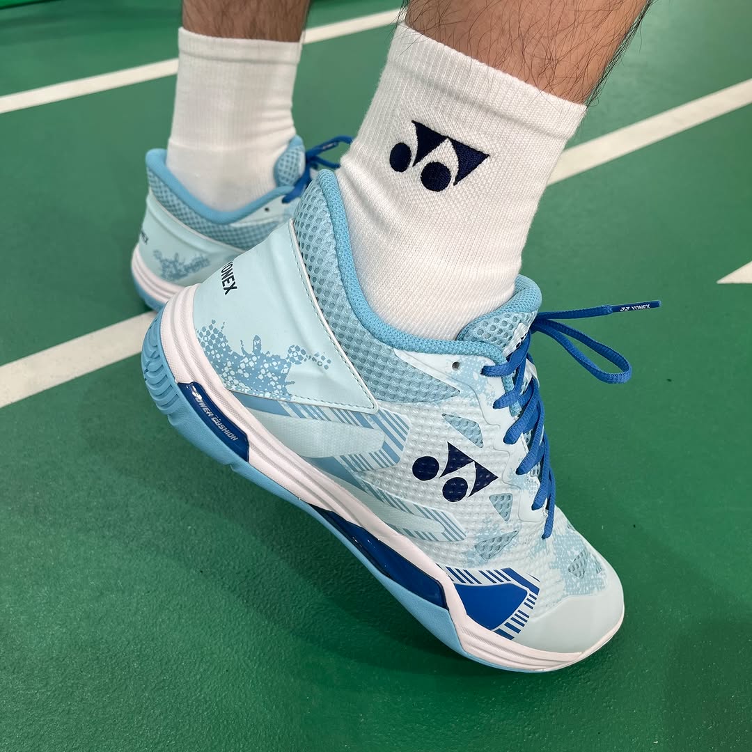 Yonex Eclipsion Z3 Wide Badminton Shoes for Men & Women - Light Blue | Comfortable Court Shoes for Indoor Sports & Training