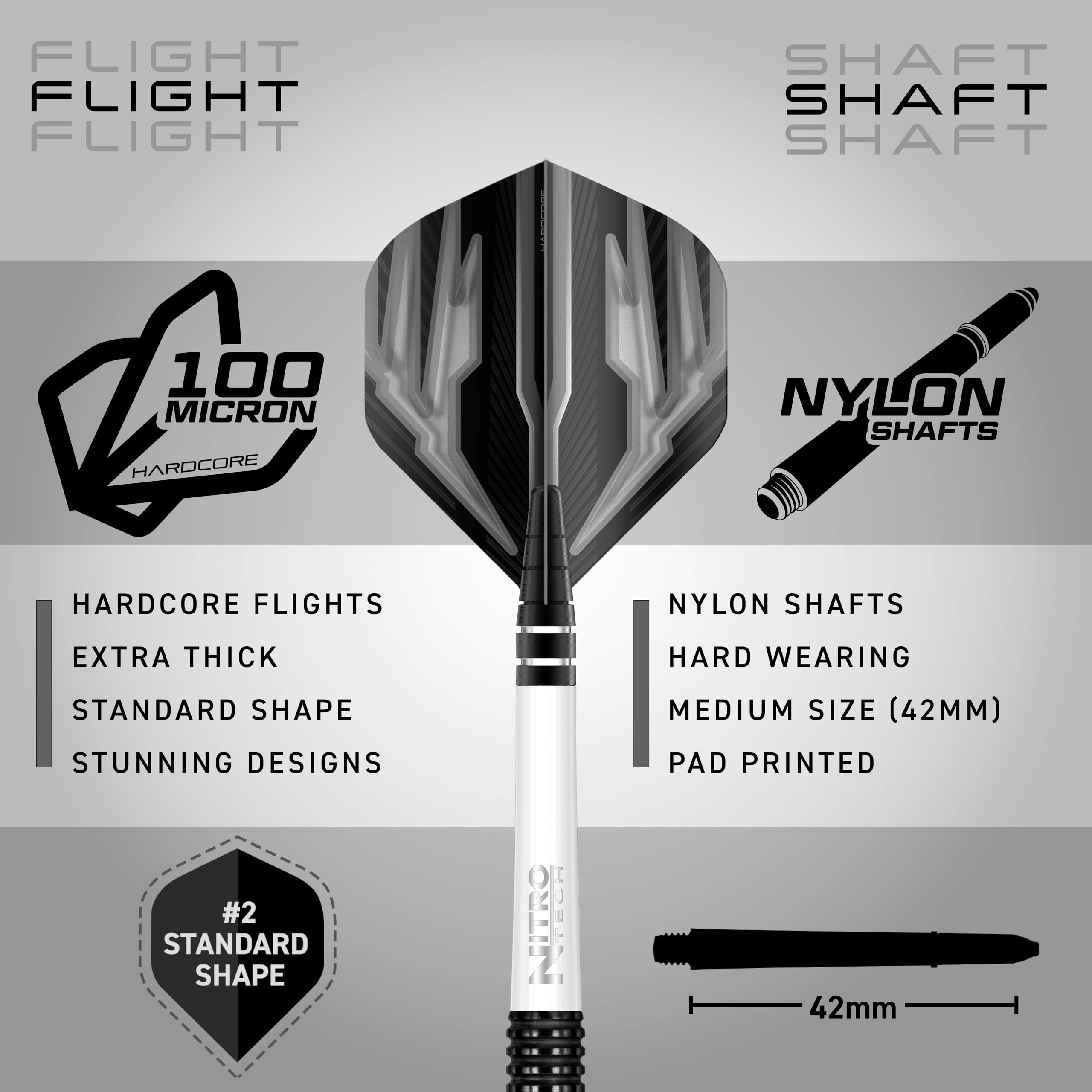 Red Dragon Carnage 1 & 2 - 90% Tungsten Steel Darts Set with Flights, Shafts, Wallet & Checkout Card | Professional Darts for Tournaments & Home Practice