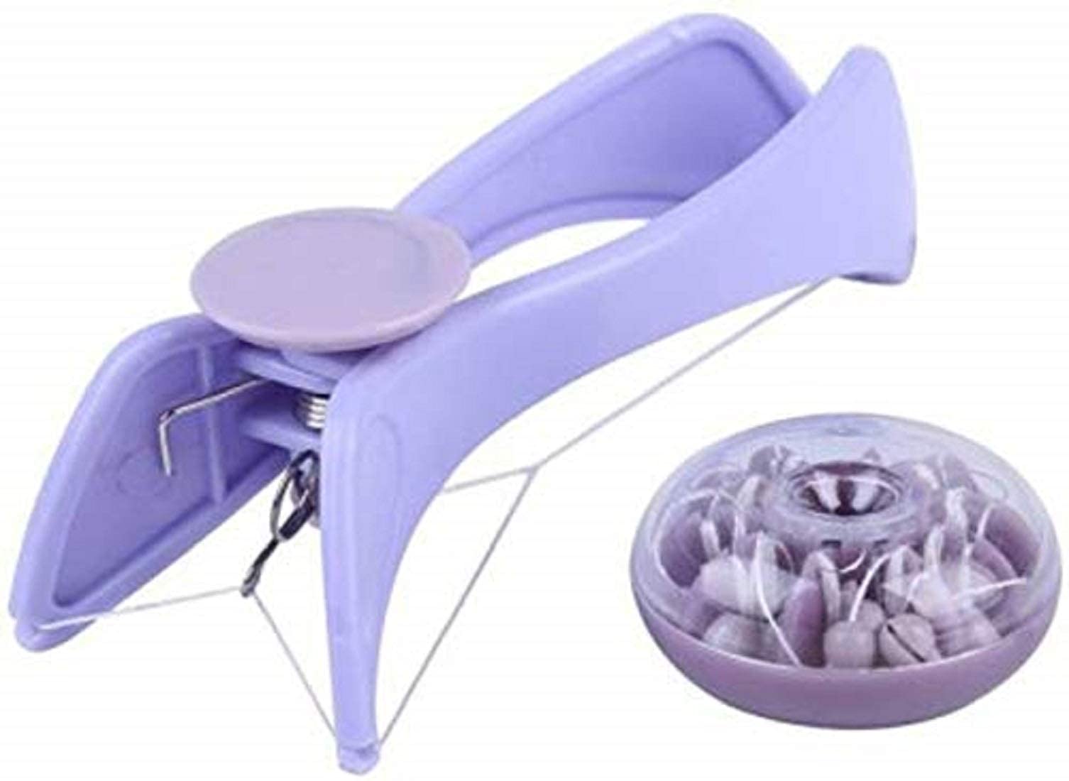 Bella Faccia Eyebrow Threading Machine for Women - Non-Electric Eyebrow Trimmer with Thread Roll | Perfect for Salon, Home Use & Travel | Painless Hair Removal for Shaping & Grooming Brows