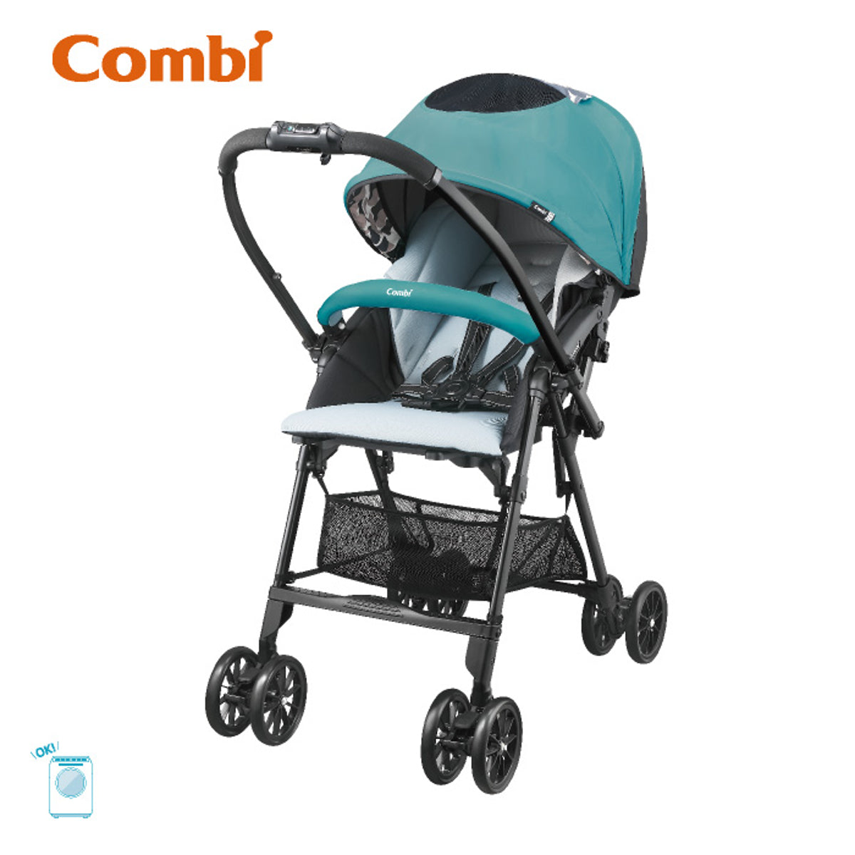 Combi NEYO Lightweight Baby Stroller - Compact Foldable Travel Stroller for Infants & Toddlers - Perfect for Shopping, Travel & Daily Walks