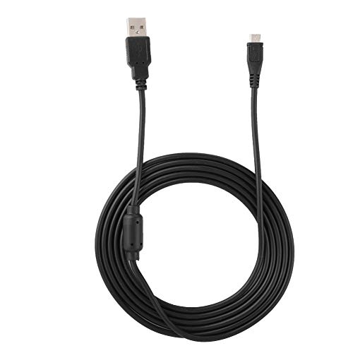 PS4 Controller Charger Cable - 5.9FT Micro USB Charging Cord with Magnet Ring for PS4/Slim/Pro Controllers | Fast Charging & Data Sync | Durable ABS Material | Perfect for Gaming Sessions & Long Playtime