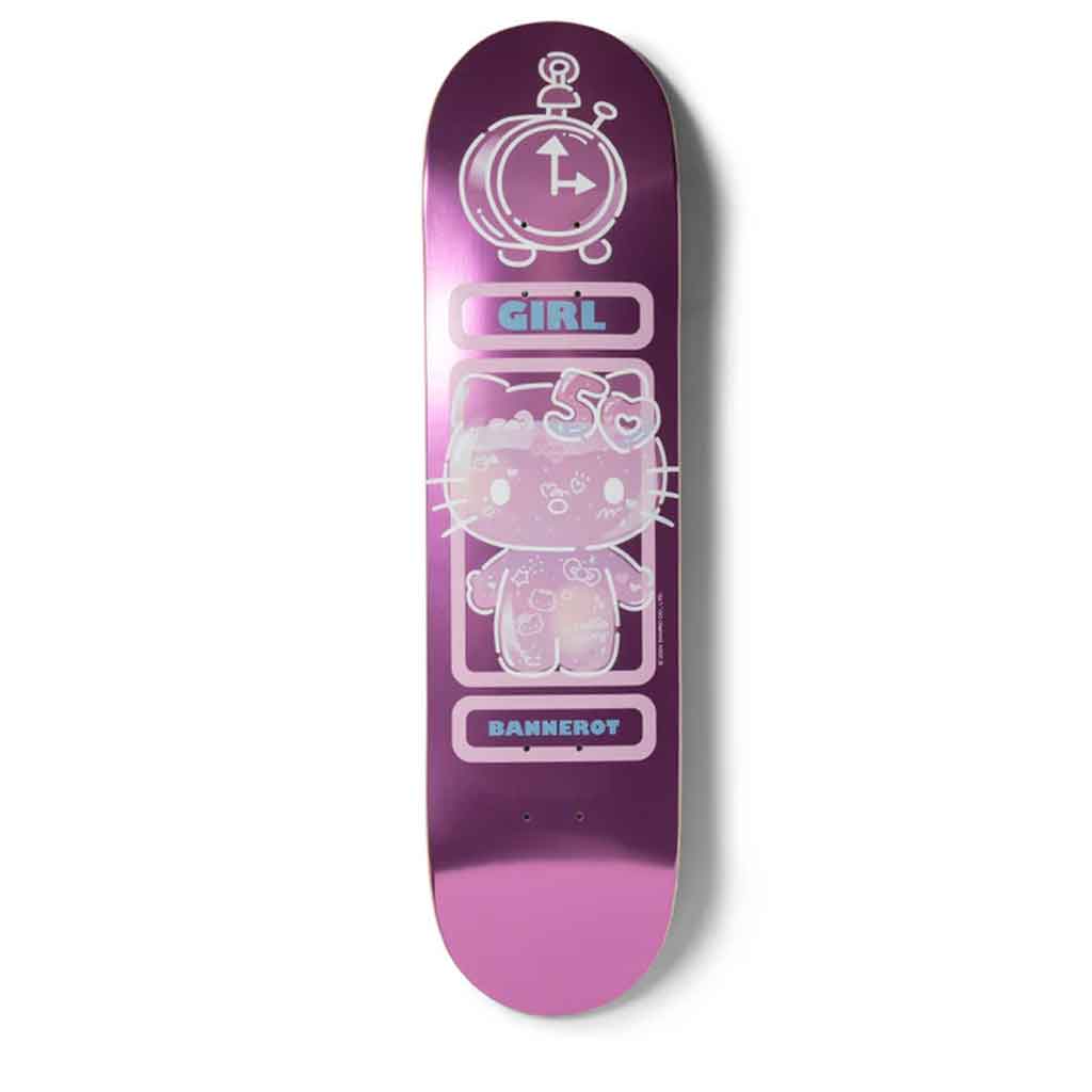 Sanrio Hello Kitty 50th Anniversary Skateboard Deck - Limited Edition Collectible for Girls | Perfect for Skateboarding, Wall Decor & Anime Fans Collection