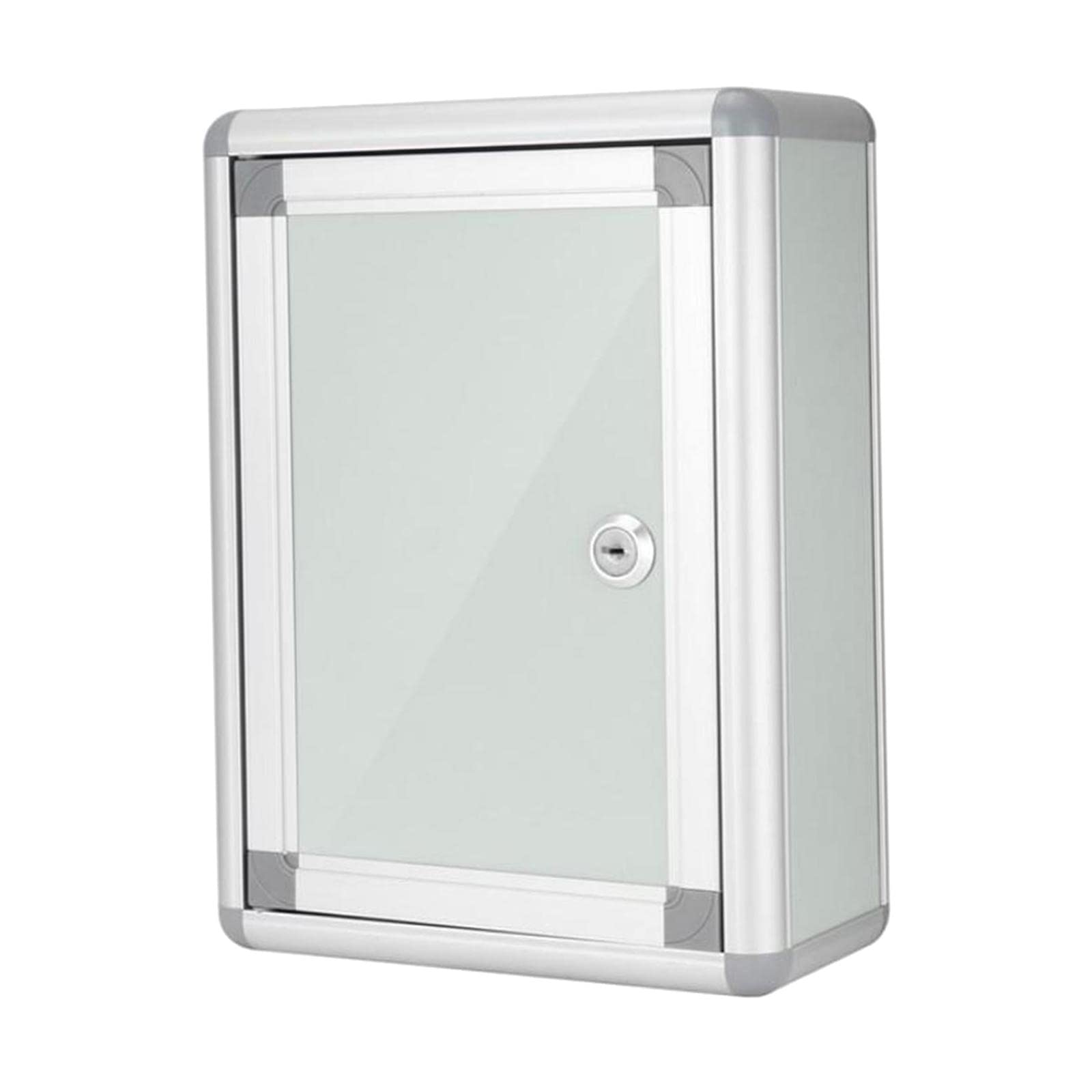 Locking Mailbox Outdoor - Secure Letter & Newspaper Box for Home Use