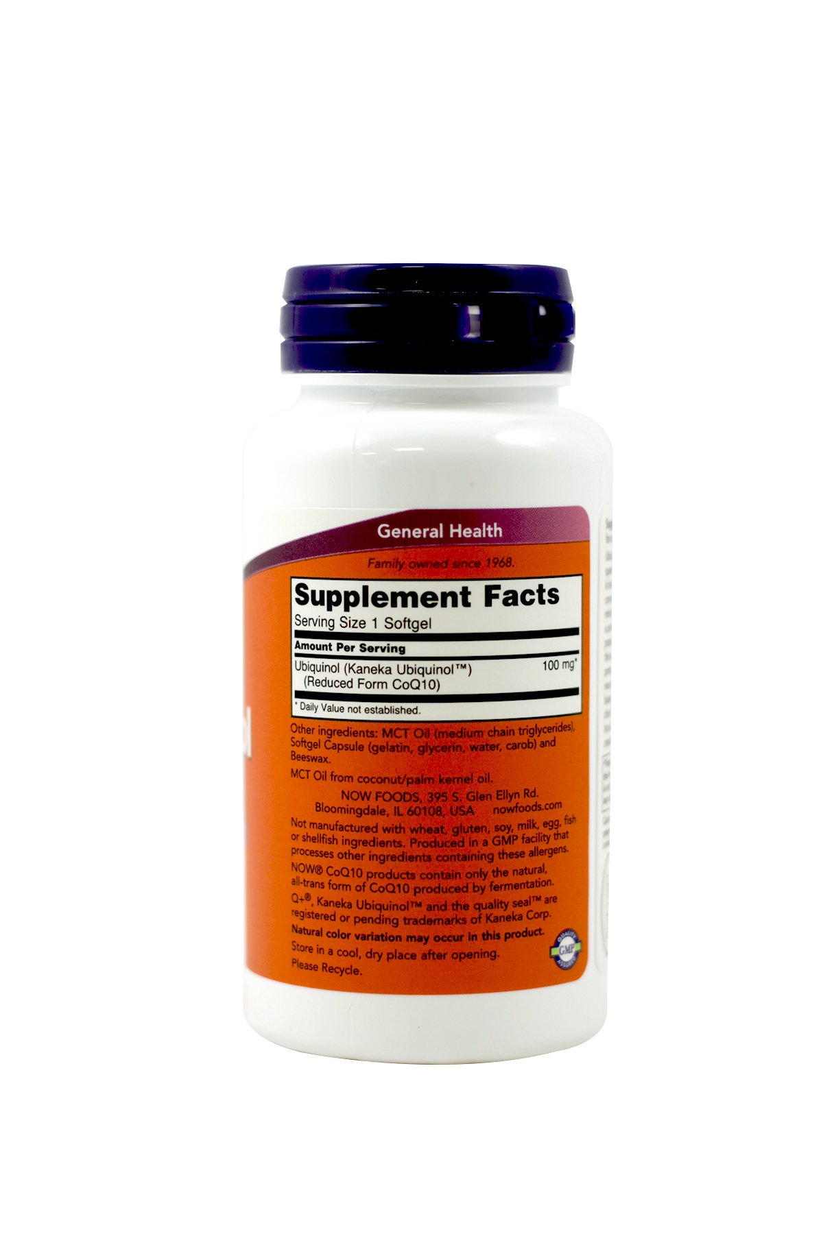 Now Foods Ubiquinol 100mg - 60 Softgels (Pack of 2) | Premium CoQ10 Supplement for Heart Health & Energy Support | Perfect for Active Adults & Cardiovascular Wellness