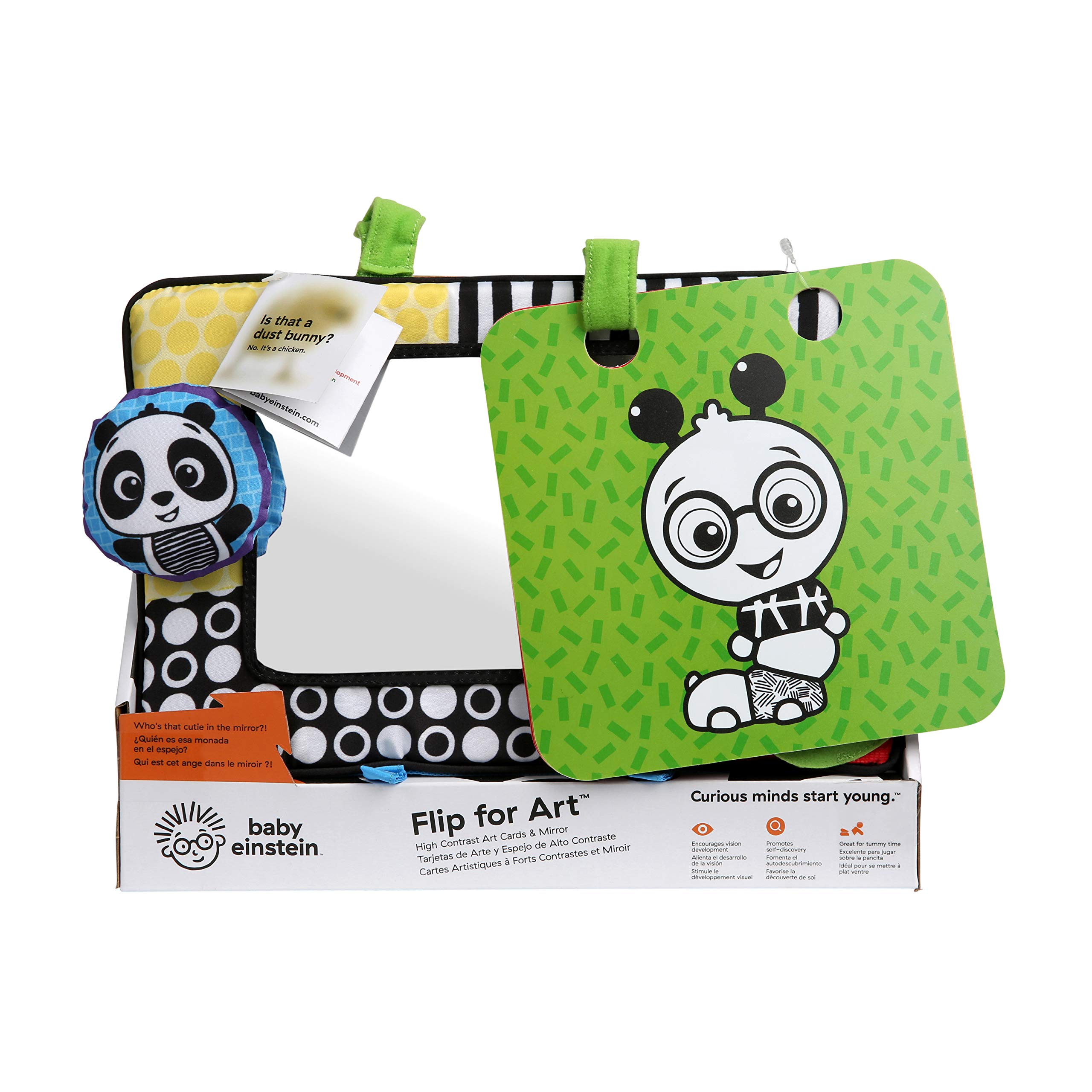 Baby Einstein High Contrast Activity Mirror for Newborn Tummy Time Play