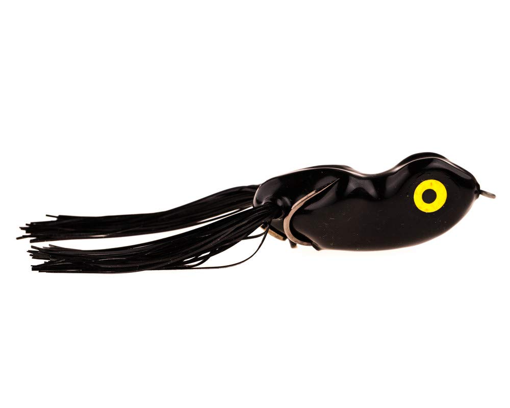 Scumdog Topwater Bass Fishing Hollow Body Frog Lure with Weedless Hooks - Best for Freshwater Bass Fishing in Lakes, Ponds & Weedy Areas
