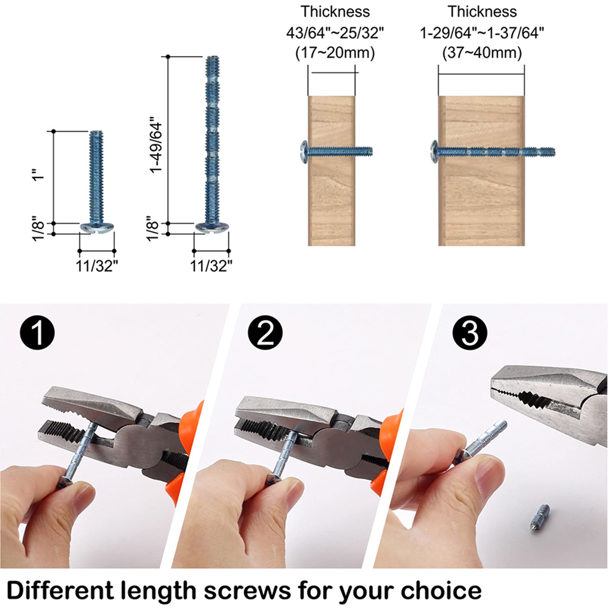 Amerdeco 10 Pack Brushed Nickel Cabinet Pulls 7.5 Inch for Kitchen & Bathroom