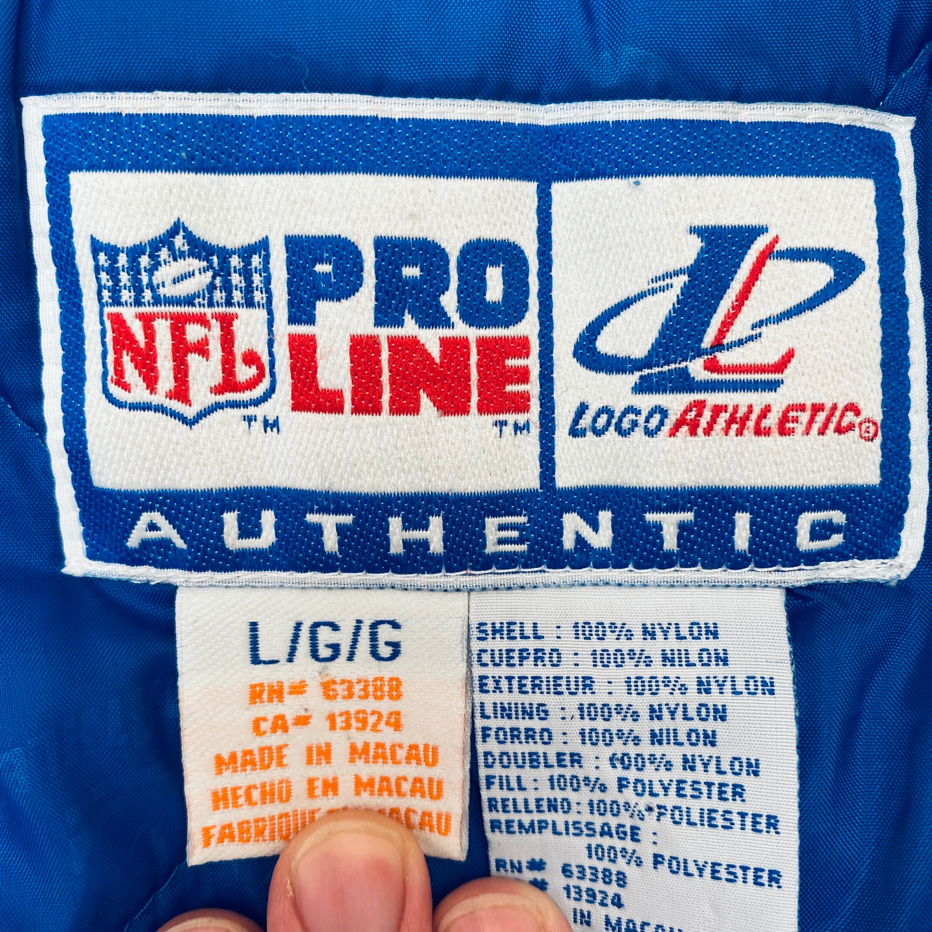 Vintage St. Louis Rams 1990s Logo Athletic Full-Zip Diamond Spike Jacket - Proline NFL Football Team Apparel (Medium/Large) - Perfect for Game Day, Tailgating & Sports Fan Collectibles