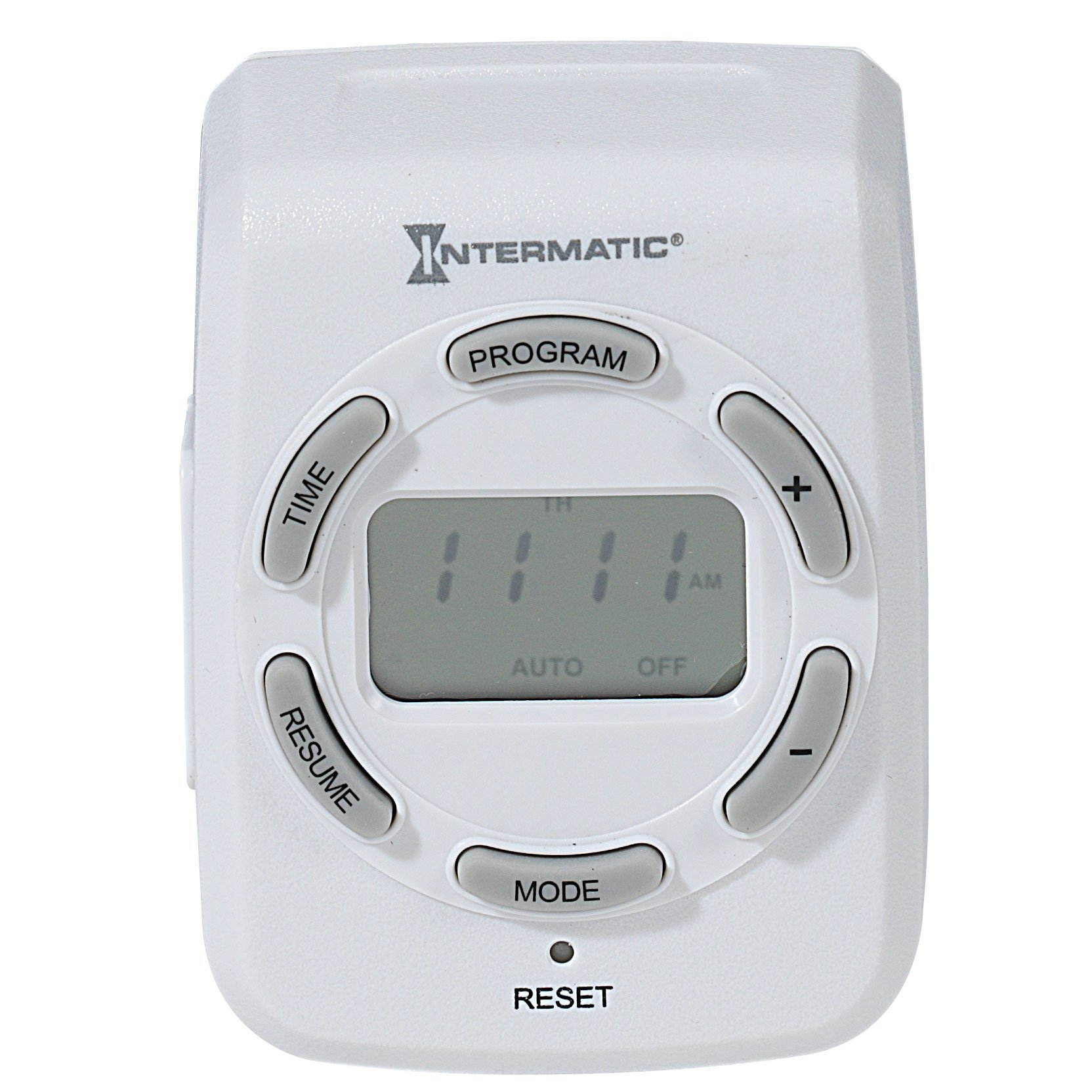 Intermatic DT121K 15-Amp Digital Indoor Timer - Programmable Light Switch for Home Automation, Energy Saving & Smart Scheduling - Perfect for Lamps, Appliances & Holiday Decorations