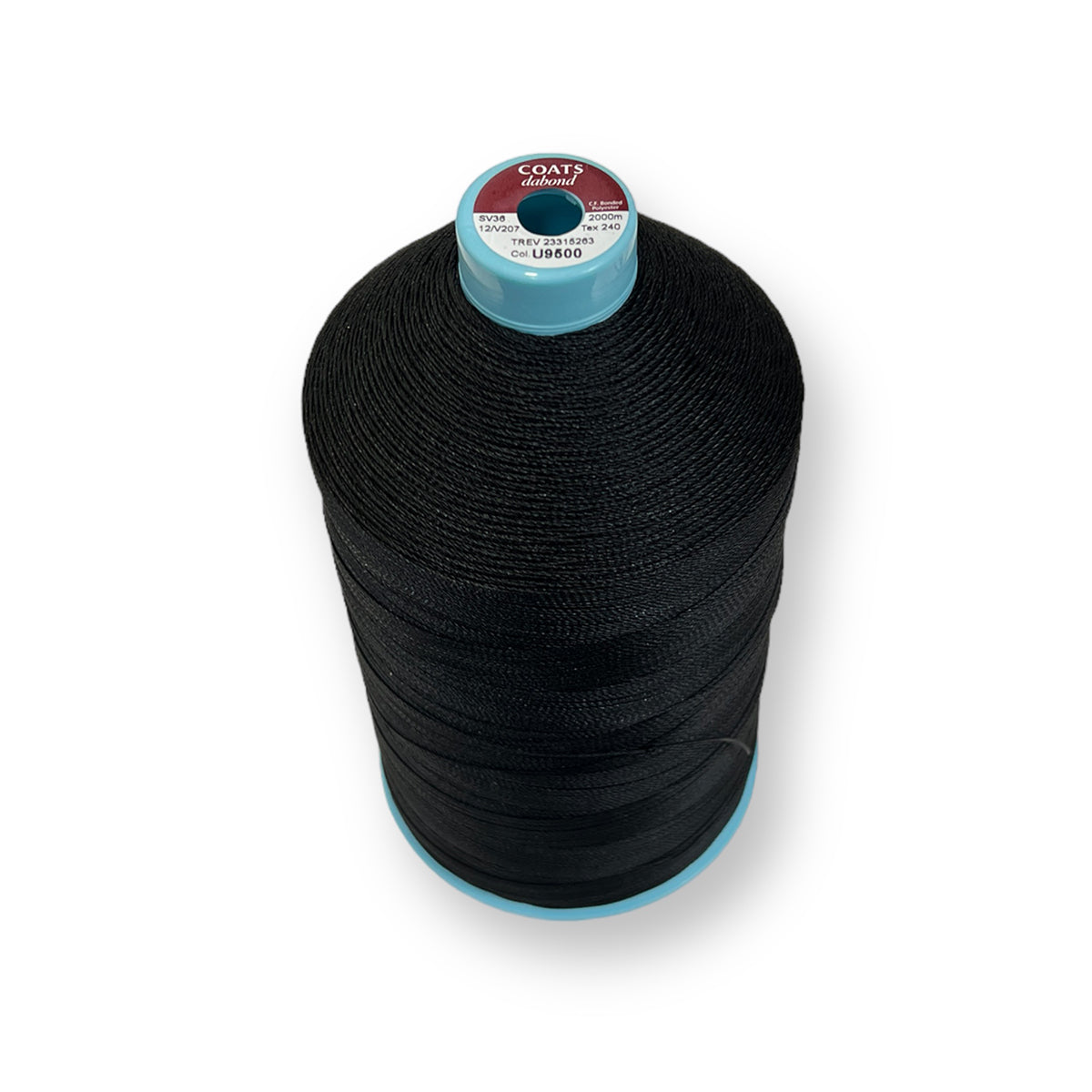 Dabond V207 UV Resistant Bonded Polyester Thread - 2000m Spool, Size 12 - Ideal for Outdoor Gear, Marine Upholstery & Heavy-Duty Sewing Projects