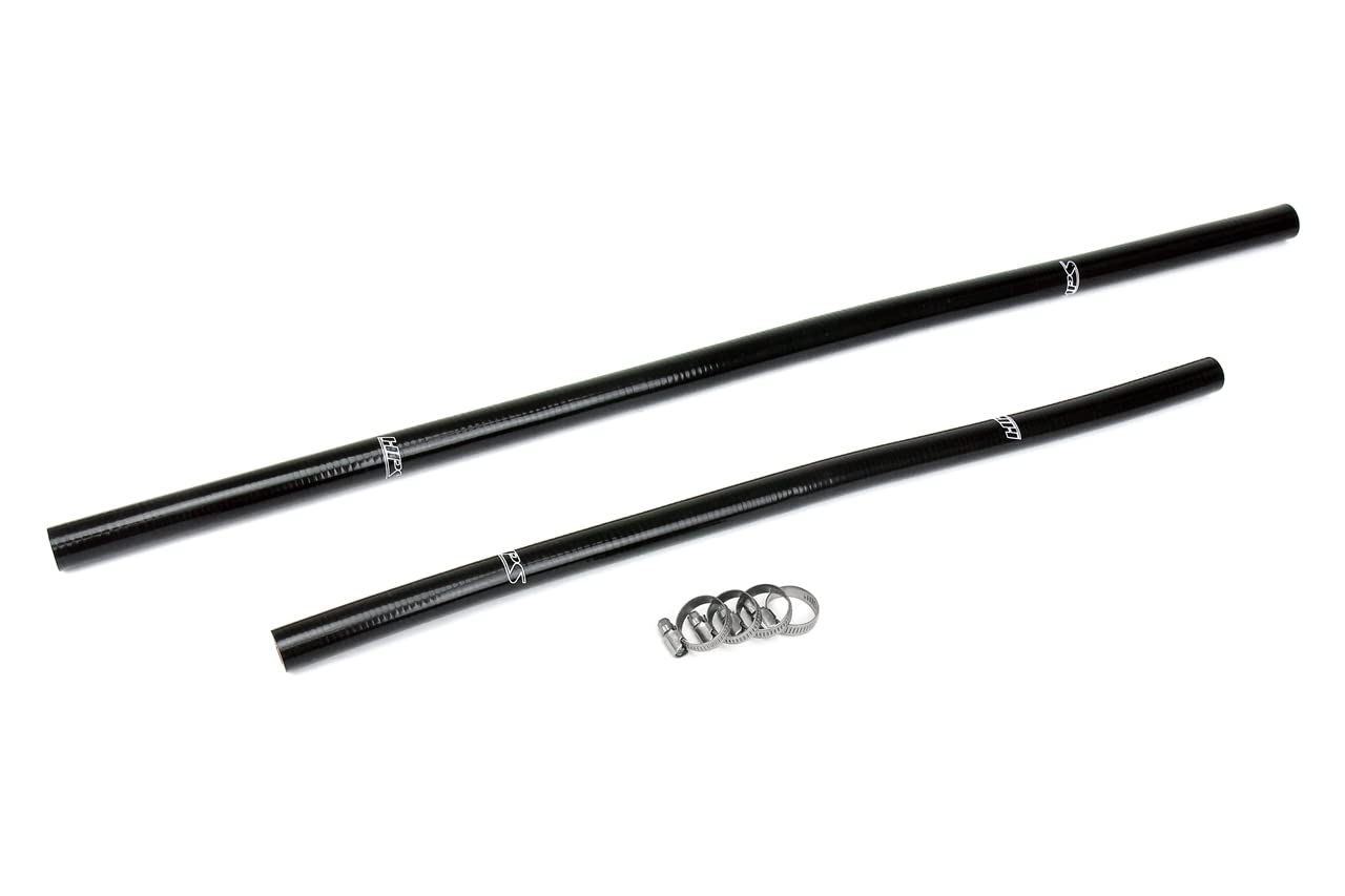 Black Silicone Heater Hose Kit for 1991-2001 Jeep Cherokee XJ 4.0L - Replacement Part 57-1910-BLK - Durable & Flexible for Engine Cooling System Maintenance