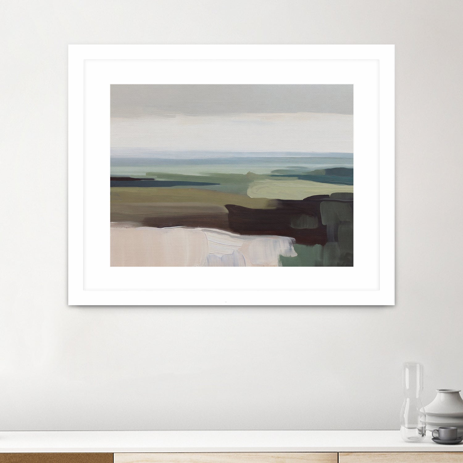 Abstract Landscape Wall Art - Modern Canvas Prints for Home & Office Decor - Perfect for Living Room, Bedroom, or Workspace