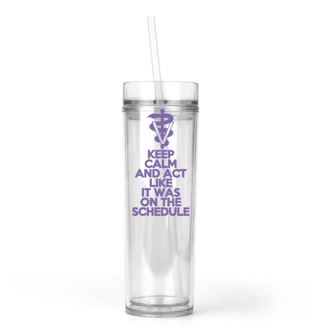 Veterinarian Gifts for Women & Men - 20oz Insulated Tumbler Cup for Vet Techs - Perfect for Appreciation Week, Graduation & Daily Use (Lavender)