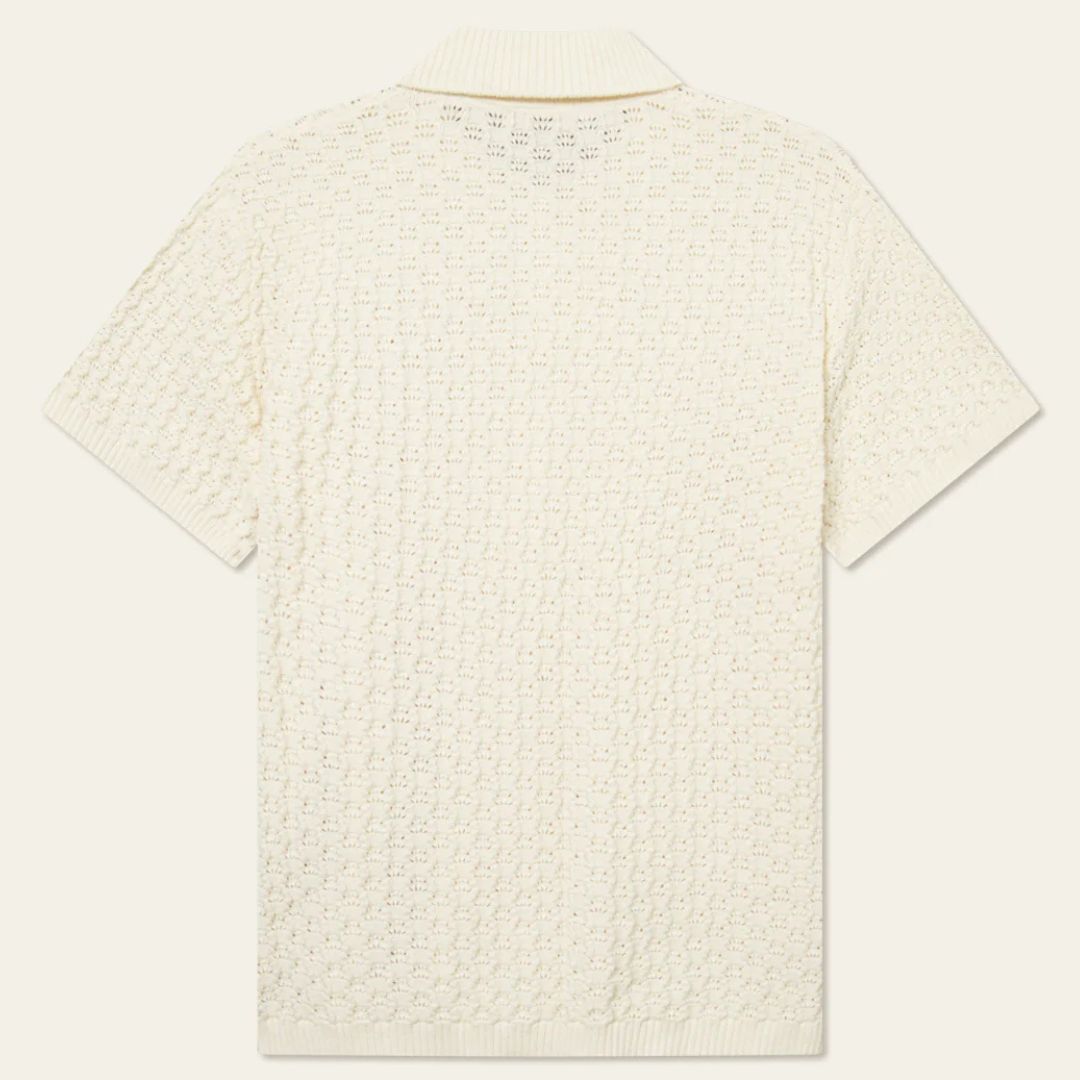Ivory Gespertus Knit Shirt for Women - Soft Comfortable Casual Long Sleeve Tops - Perfect for Office, Travel & Everyday Wear