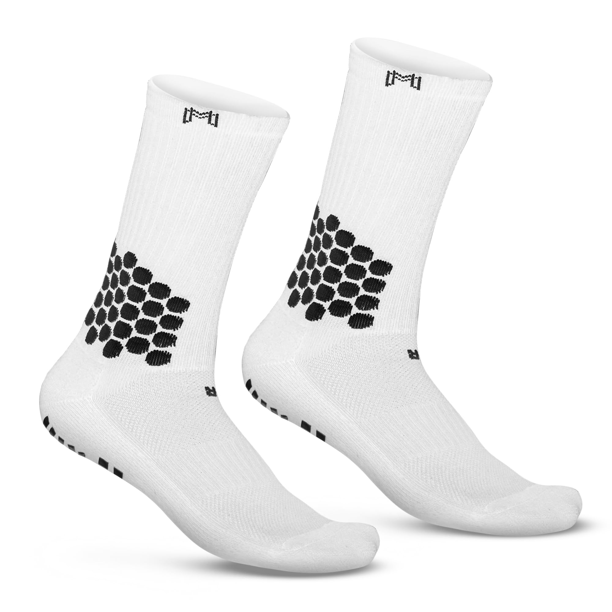 Soccer Grip Socks - Cushioned Ankle Protection, NonSlip Athletic Socks with Grip Pads for Men, Women & Youth - Perfect for Training, Matches & Outdoor Sports