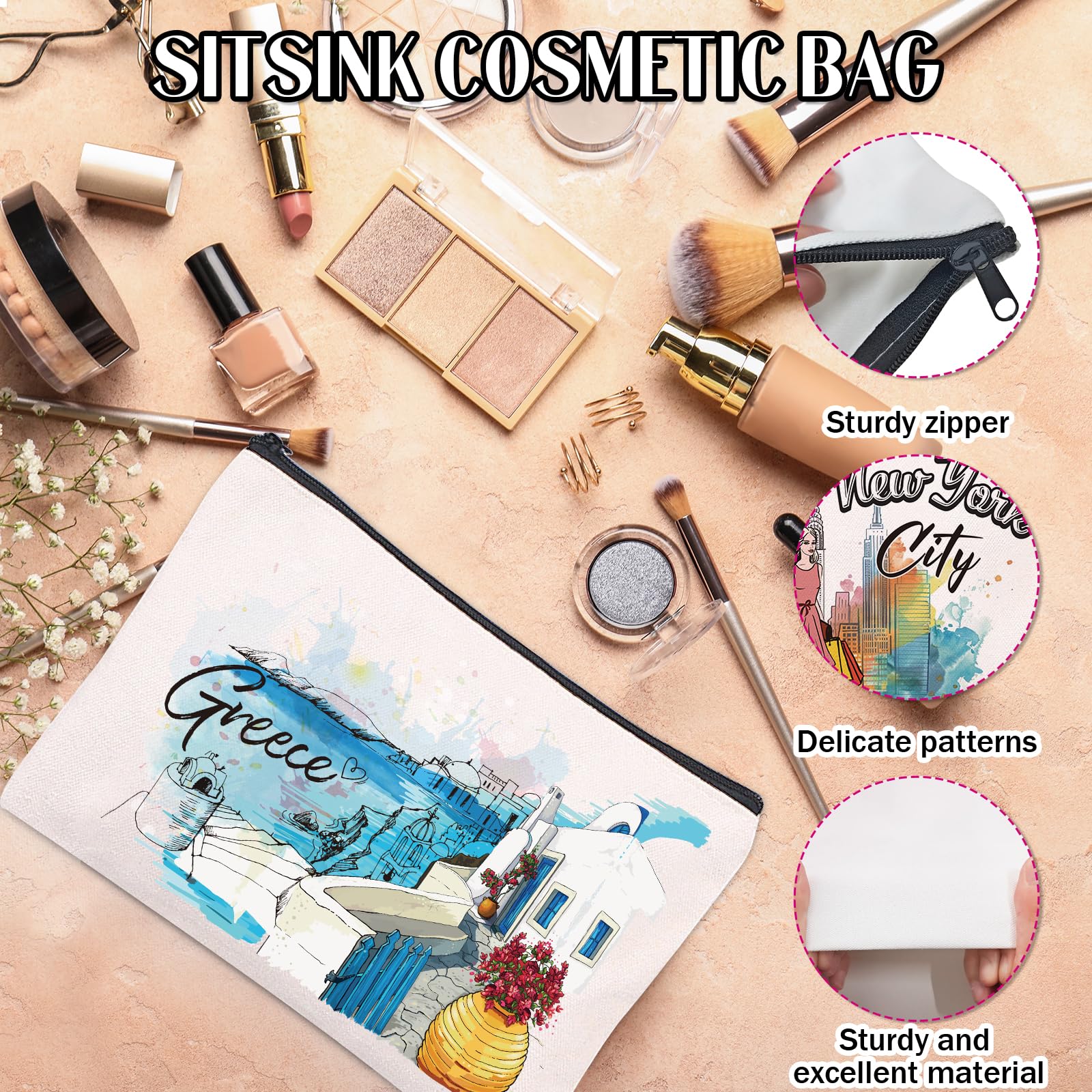 Authentic Greek Souvenirs & Travel Gifts - Santorini & Athens Themed Presents for Women & Friends | Perfect for Europe Trips, Home Decor & Greek Culture Lovers