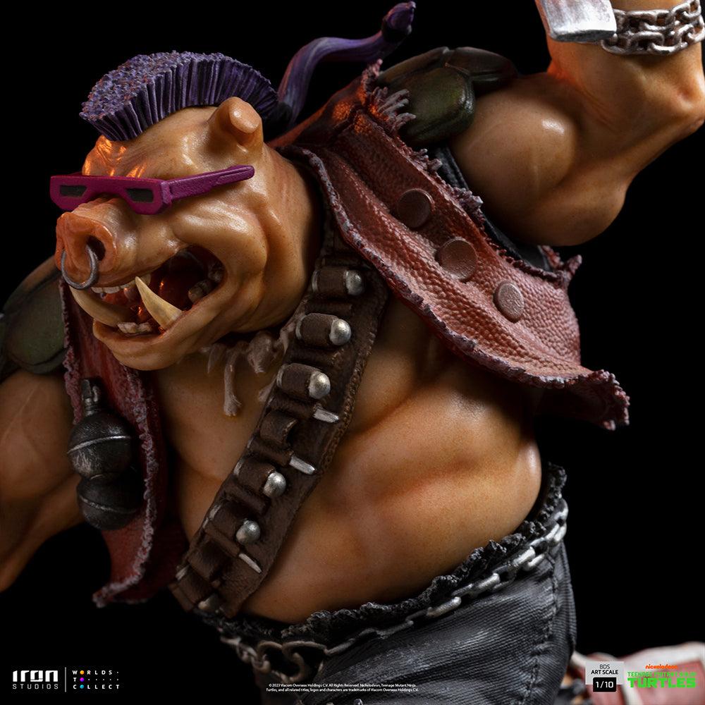 Iron Studios TMNT Bebop BDS Art Scale 1/10 Statue - Teenage Mutant Ninja Turtles Collectible for Display & Home Decor