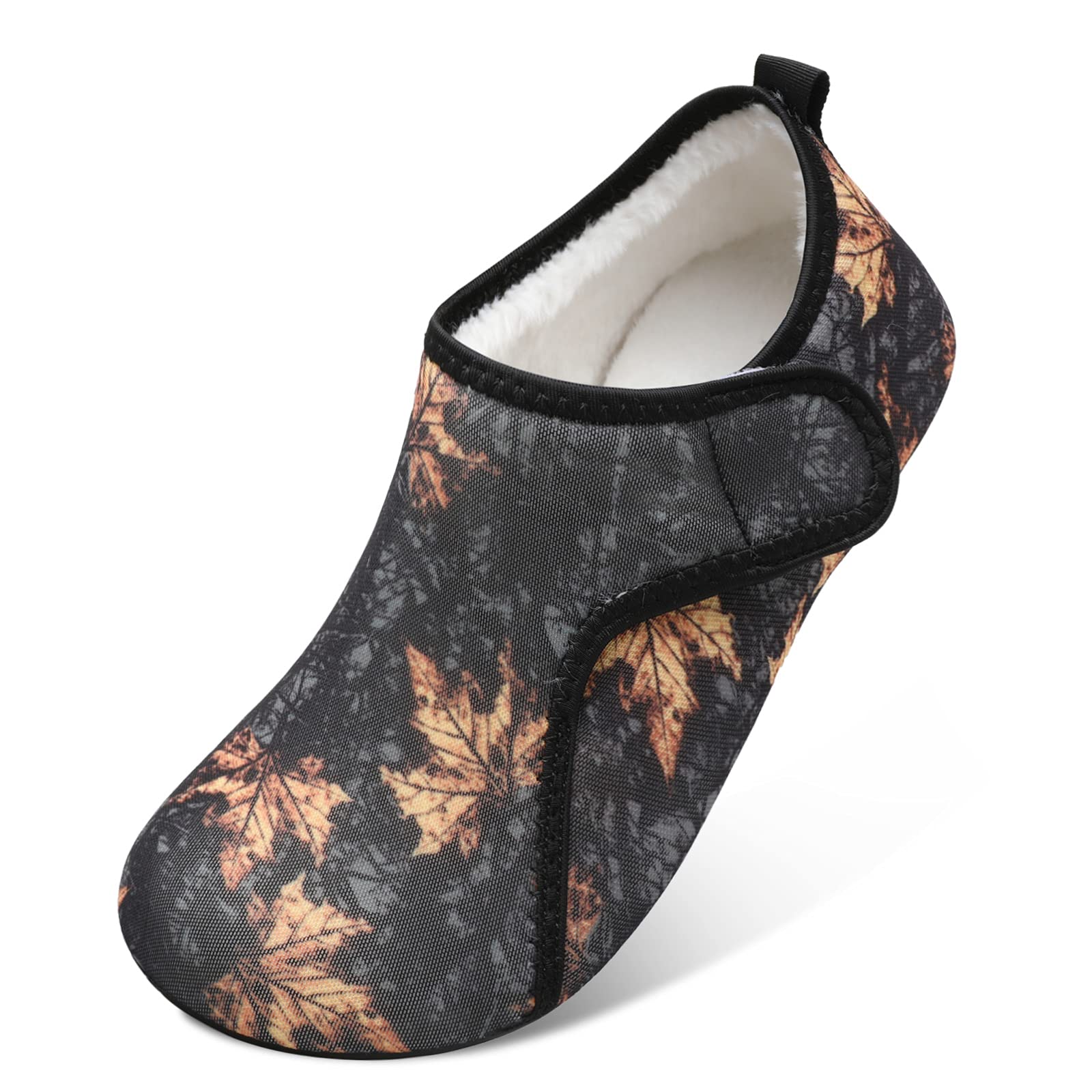 L-RUN Women's & Men's Indoor/Outdoor House Slippers - Warm Anti-Slip Barefoot Comfort Shoes for Home, Lounge & Backyard Use