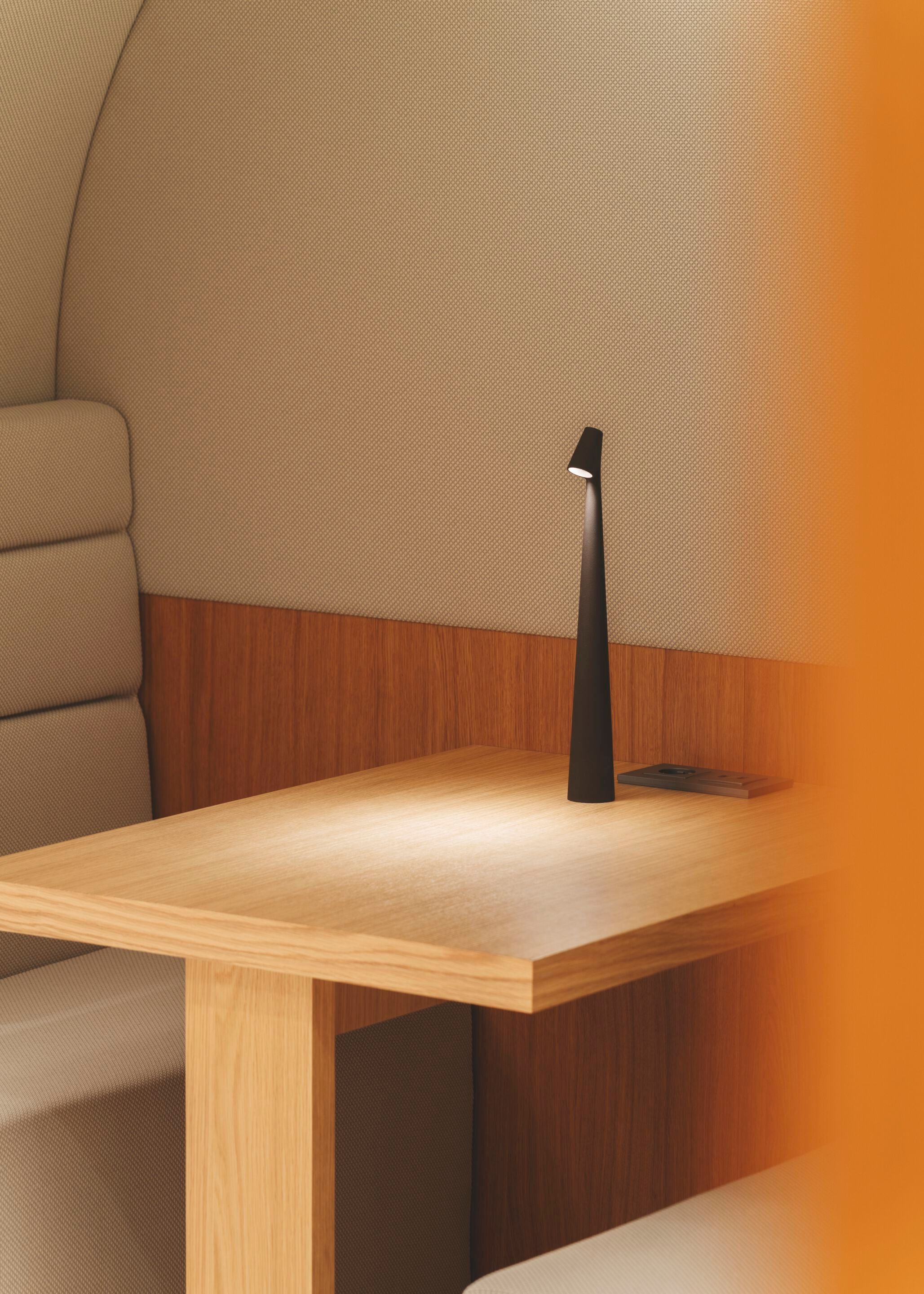 Portable African Table Lamp - Handmade Wooden Night Light for Bedroom, Living Room, or Office Decor - Perfect for Reading, Relaxing, and Creating Ambiance