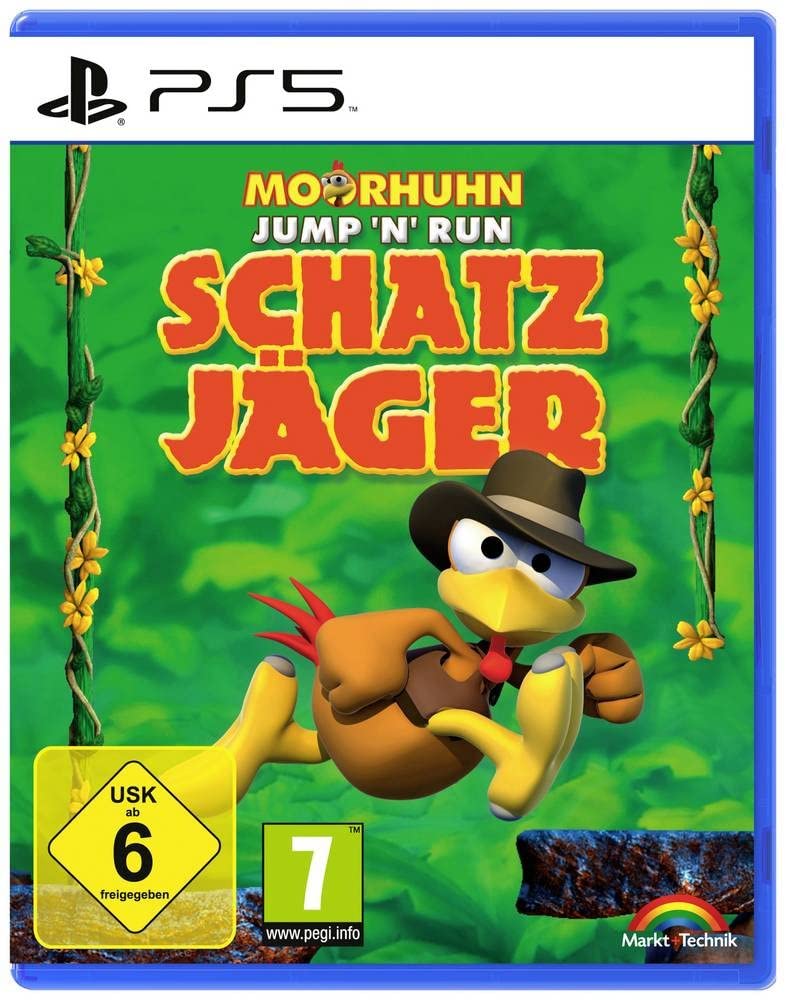 Markt & Technik Moorhuhn Treasure Hunter PS5 Game - USK 6 Rated - Fun Adventure Game for Family Game Nights & Teen Entertainment