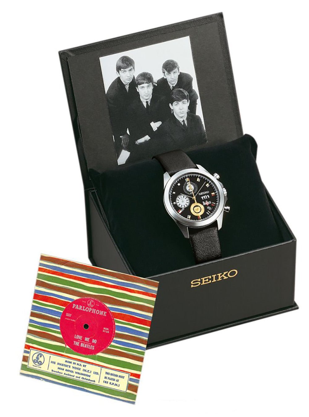 SEIKO x THE BEATLES 60th Anniversary Limited Edition Watch - Commemorating 'Love Me Do' Debut - Made in Japan - Perfect for Beatles Fans & Collectors - Ideal for Special Occasions & Gift Giving