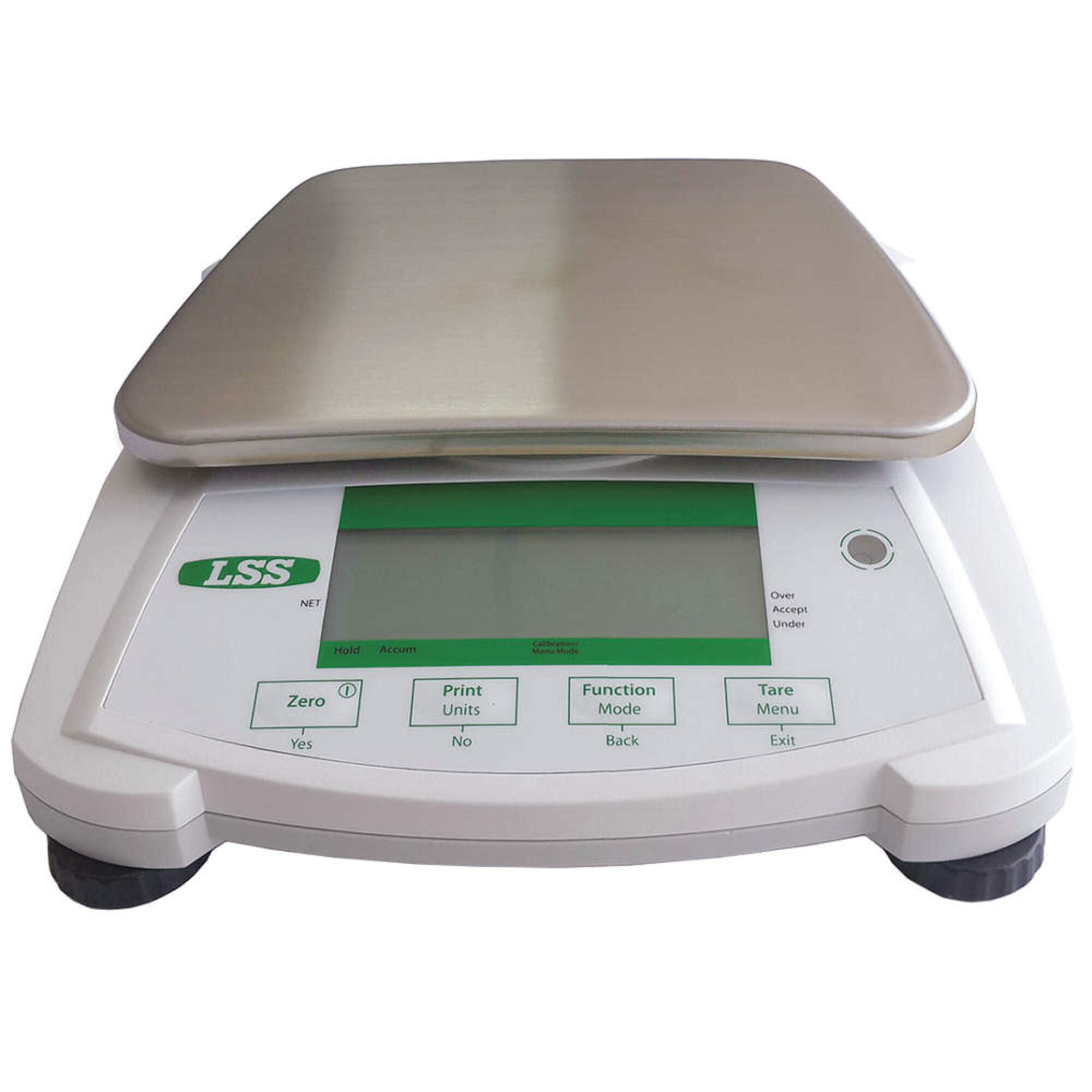 Digital Compact Bench Scale 6000g/13lb Capacity - High Precision Kitchen & Postal Scale for Cooking, Baking, Shipping, and Packaging | Durable Stainless Steel Platform | LCD Display | Easy-to-Use Home & Office Scale