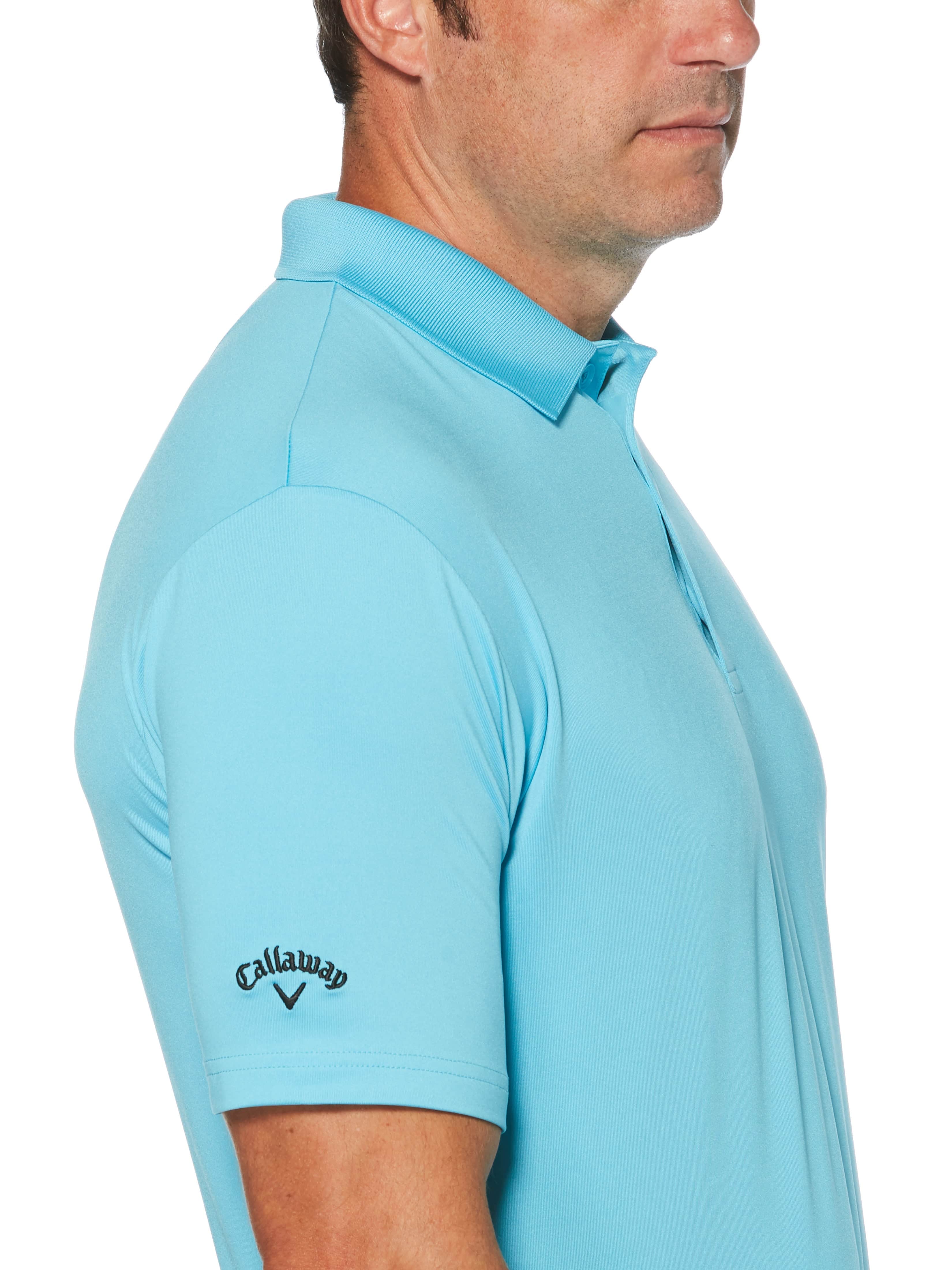 Men's Solid Stretch Polo Shirt - Comfortable Breathable Casual Wear for Golf, Office & Everyday Use