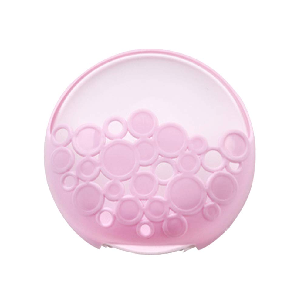 Cabilock Soap Dish Holder with Strong Suction Cup - Bar Soap Dispenser for Shower, Bathroom, Kitchen Sink - Non-Slip Soap Saver Tray (Pink) - Perfect for Organizing Soap in Wet Areas