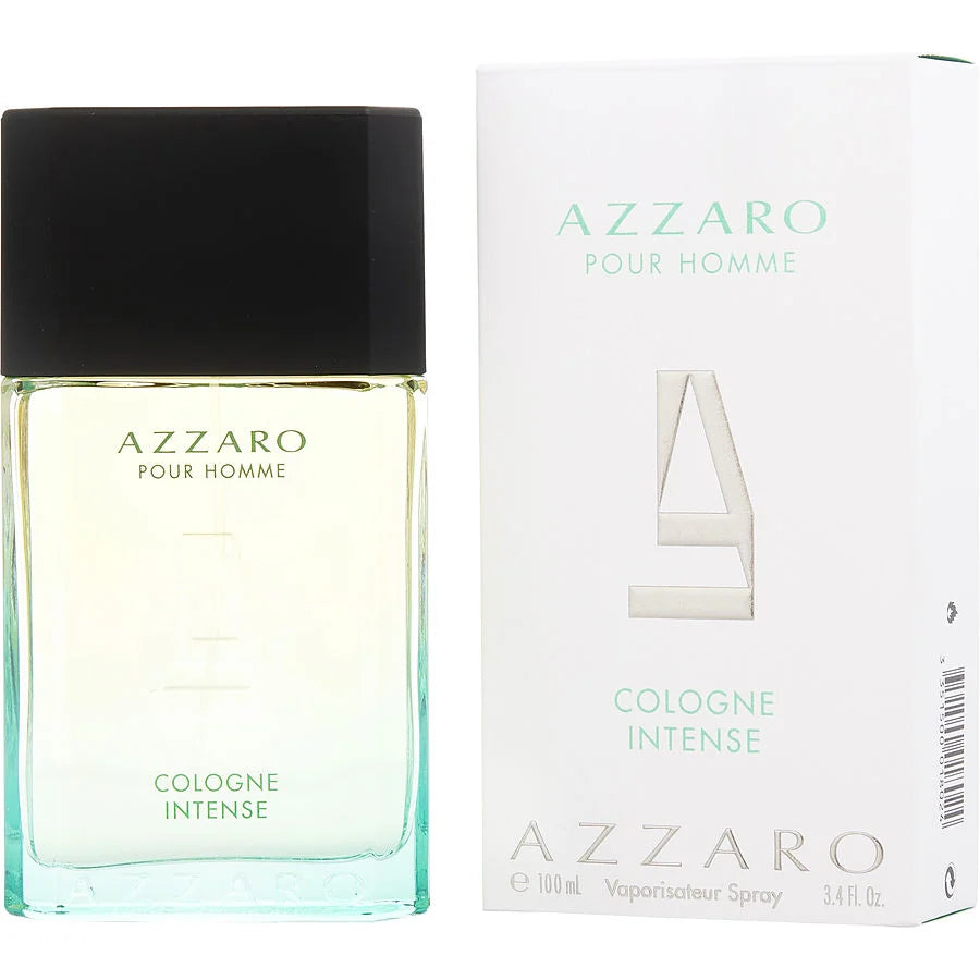 Azzaro Intense Cologne for Men 3.4 oz Eau de Toilette - Long Lasting Fragrance for Date Night & Special Occasions