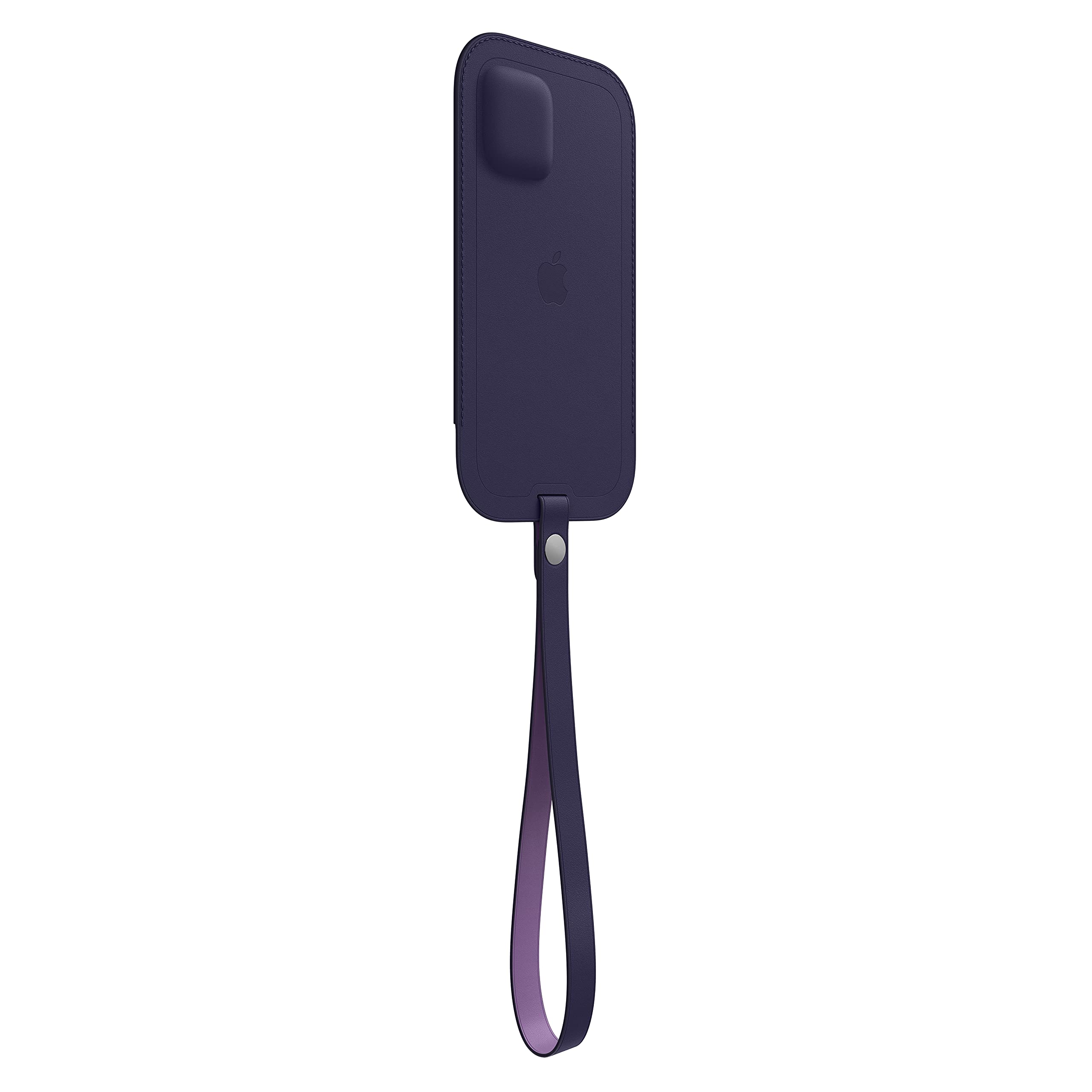 Apple iPhone 12 & 12 Pro Leather Sleeve with MagSafe - Premium Deep Violet Case for Protection & Wireless Charging | Perfect for Work, Travel & Everyday Use