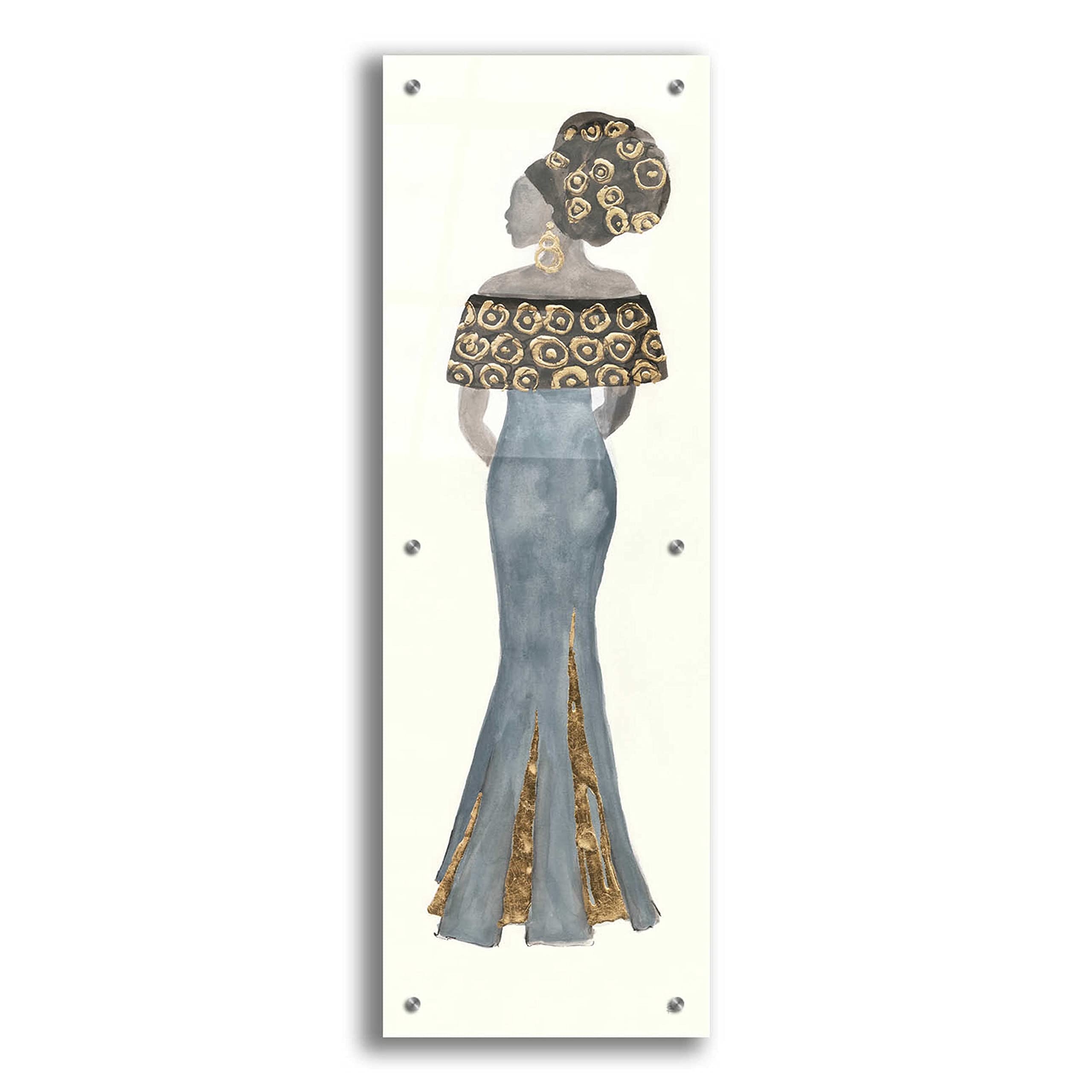 Epic Art 'Global Fashion IV' by Chris Paschke - 12x36 Inch Wall Decor - Perfect for Living Room, Bedroom & Office Decor