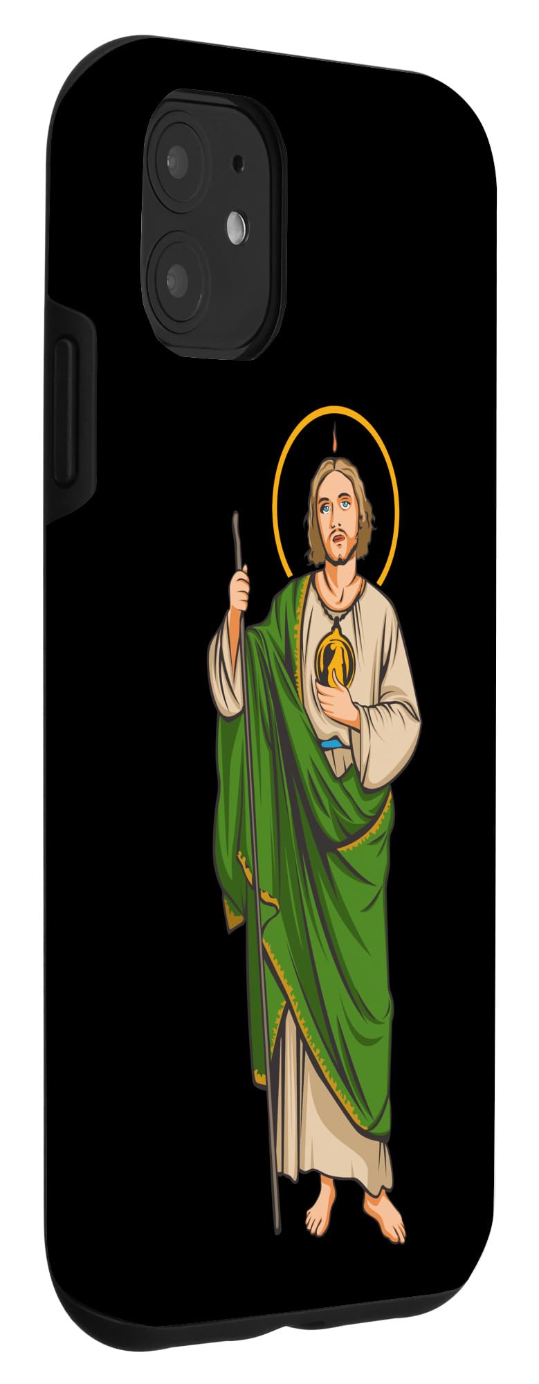 iPhone 11 Case with St. Jude Thaddeus Patron Saint of Difficult Causes Design - Durable Protective Phone Cover for Daily Use, Work & Prayer