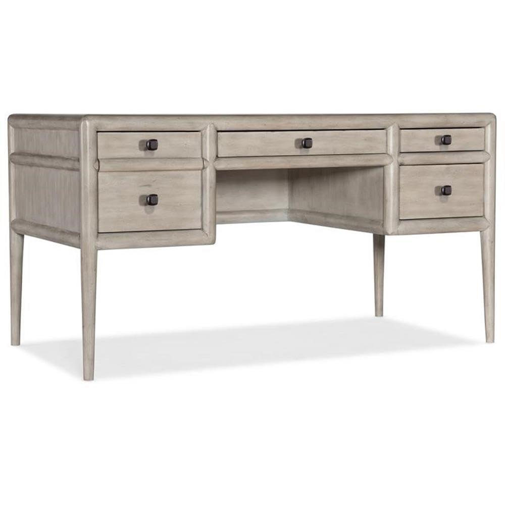 Hooker Furniture Home Office Burnham Writing Desk - Modern Wooden Desk with Drawers for Study, Work & Home Office - Perfect for Remote Work, Online Classes & Small Spaces