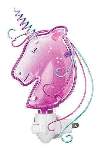 Regal's Night Light Plug-in Wall Outlet, Unicorn Design - Soft Glow for Kids' Bedroom, Nursery, Hallway & Bathroom Safety