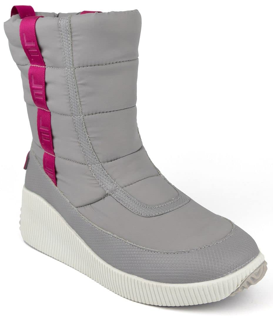 **London Fog Women's Chase Nylon Cold Weather Snow Boots - Waterproof, Warm Lined Winter Boots for Snow, Ice & Outdoor Activities**