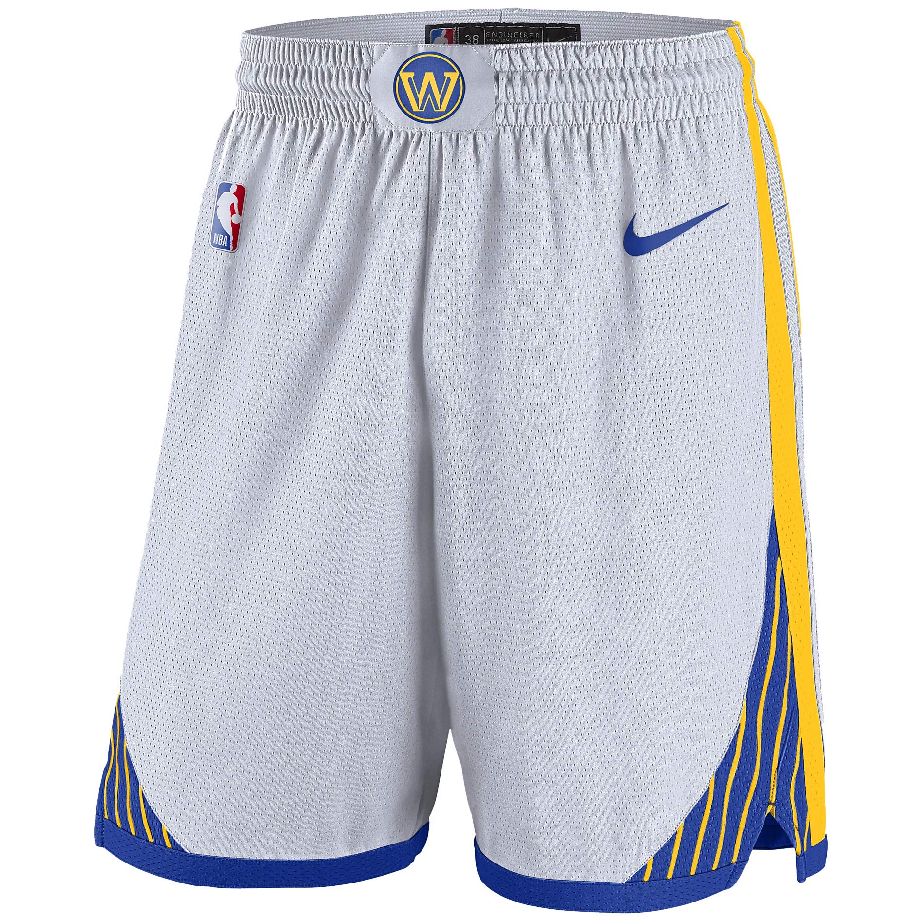 Nike Golden State Warriors Men's Swingman NBA Home Basketball Shorts AV4971-100 - Size Large for Game Day & Casual Wear