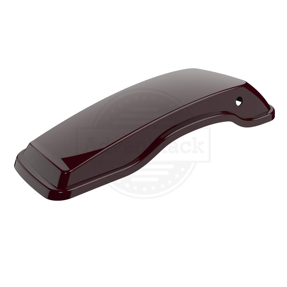 Premium Moto Onfire Saddlebag Lids for Harley Touring Models - Compatible with Street Glide & Road Glide Special (2014-2020) - Billiard Burgundy - Durable Motorcycle Accessories for Long Rides & Road Trips