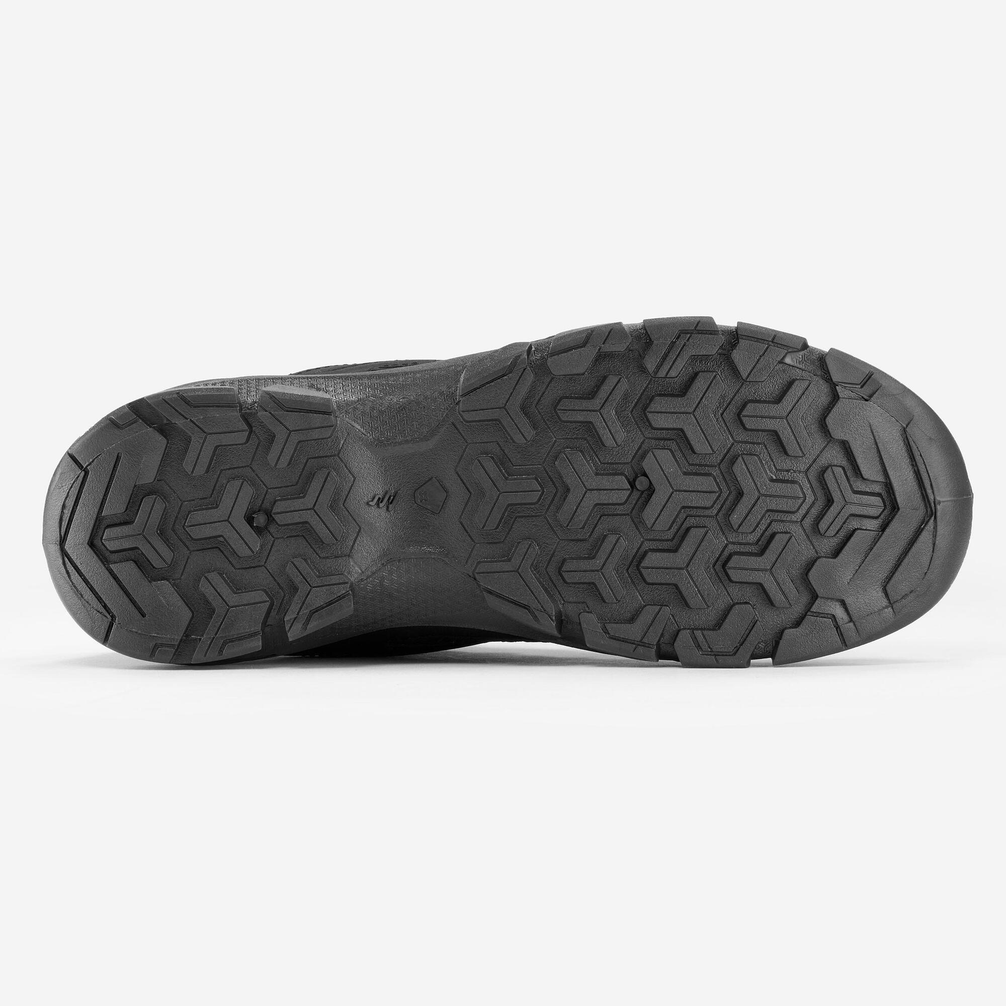 Quechua NH100 Kids' Hiking Shoes - Lightweight Waterproof Outdoor Footwear for Boys & Girls - Perfect for Trail Walking, Camping & Mountain Adventures