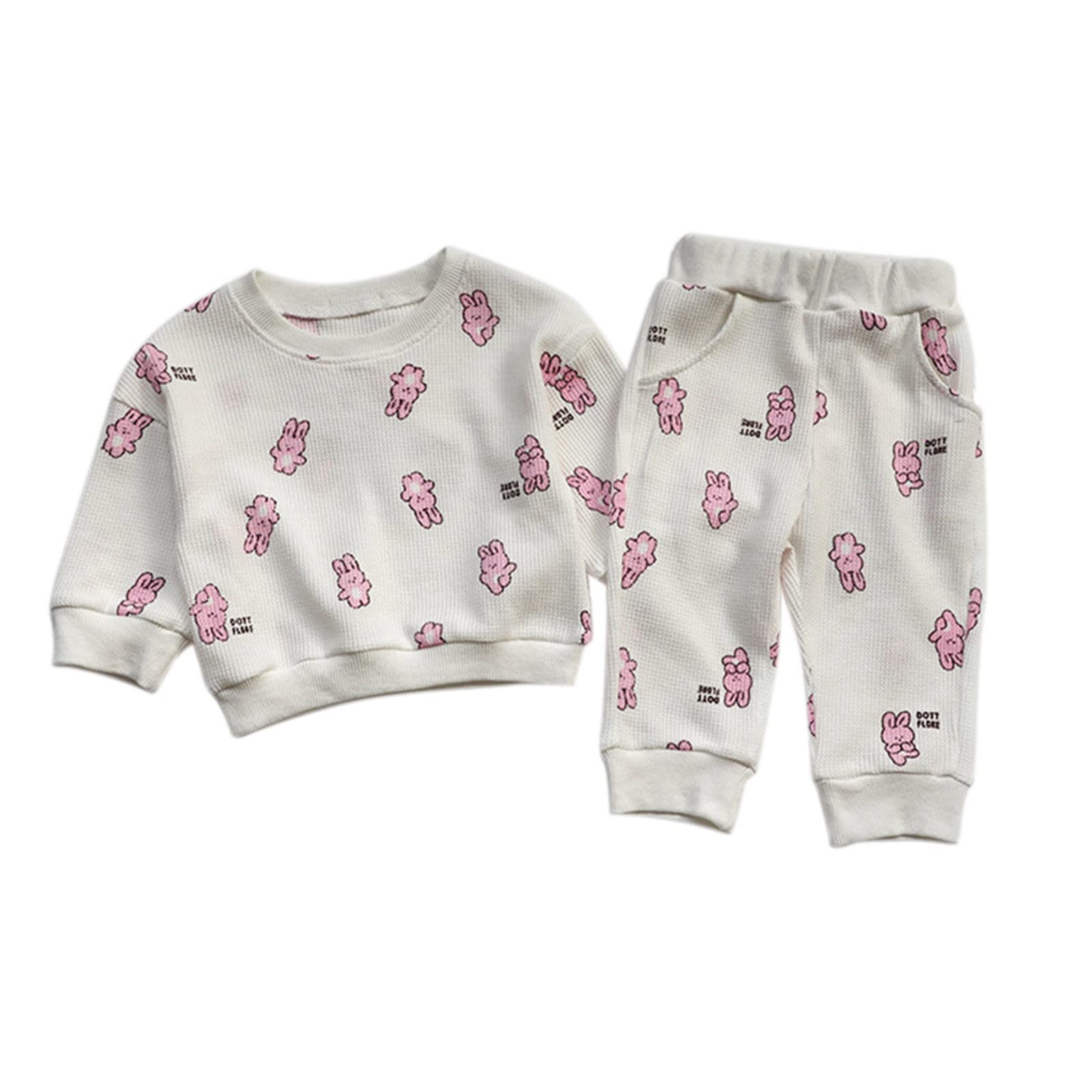Jinjin Baby Boy & Girl Clothes 12-18 Months - Soft Cotton Animal Print Hoodie & Pants Set for Newborns & Infants | Long Sleeve Track Suit for Fall & Winter | Cozy Playtime & Outdoor Activities Outfit