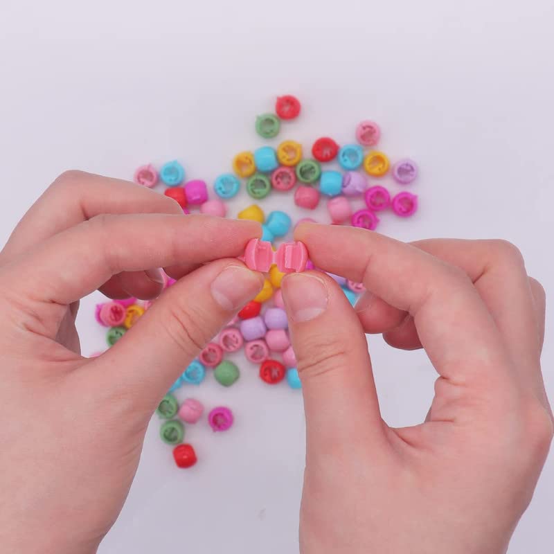 UltraStylist 50 Mini Claw Hair Clips - Tiny Plastic Hair Claws for Braids, Beads & Headwear - Cute Hair Accessories for Women, Girls & Kids - Perfect for School, Parties & Everyday Styling