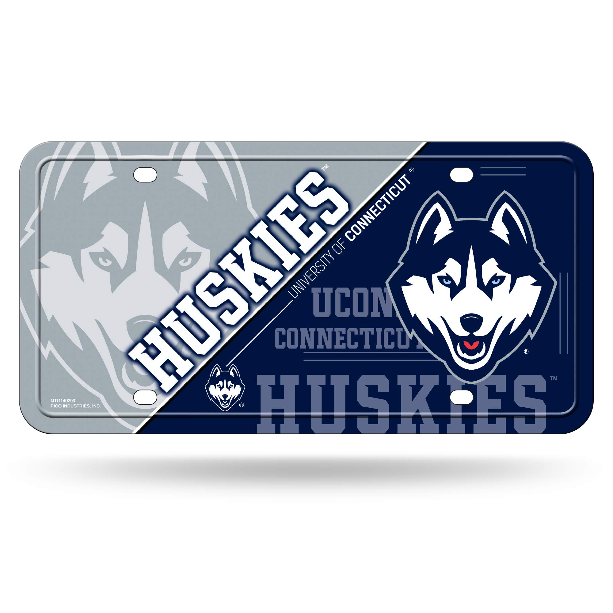 NCAA Unisex Metal License Plate Tag - Durable Car Accessory for College Sports Fans | Perfect for Tailgating, Gameday Decor & Alumni Gifts