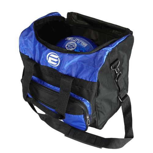 ELITE Impression Single Tote Royal Bowling Bag - Premium Bowling Accessory for Men & Women - Perfect for League Play, Tournaments & Practice Sessions