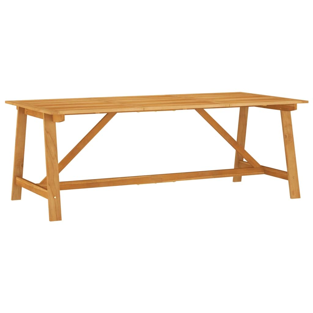 **Solid Acacia Wood Patio Dining Table – Outdoor & Indoor Garden Table for Porch, Deck, Backyard – Perfect for BBQs, Family Gatherings & Al Fresco Dining**