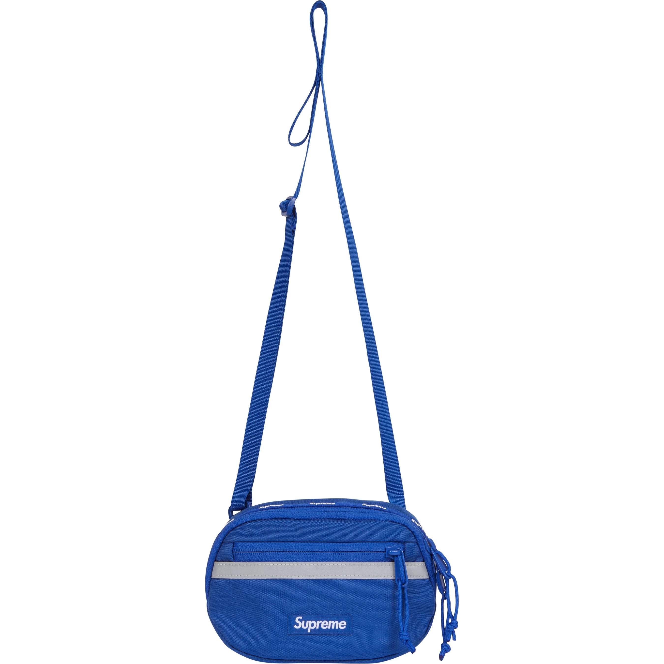 Supreme FW24 Mini Side Bag Blue - Stylish & Compact Crossbody Bag for Men & Women - Perfect for Travel, Gym & Everyday Use